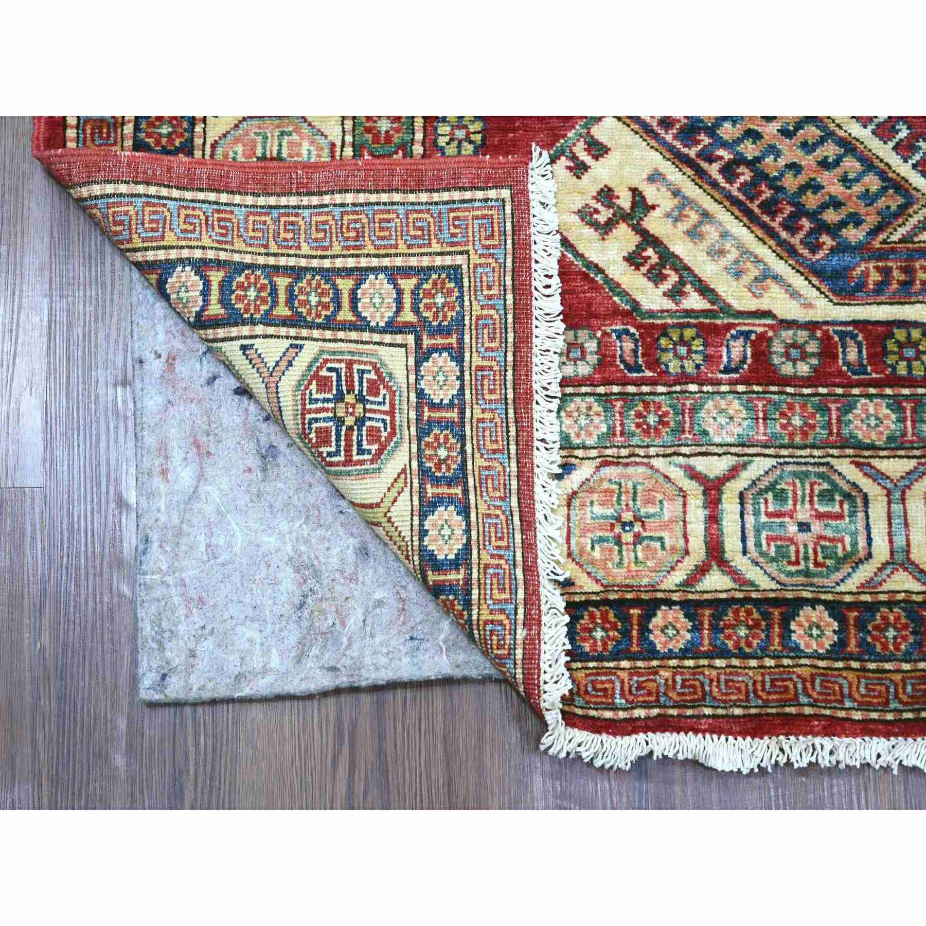 Tribal-Geometric-Hand-Knotted-Rug-107035