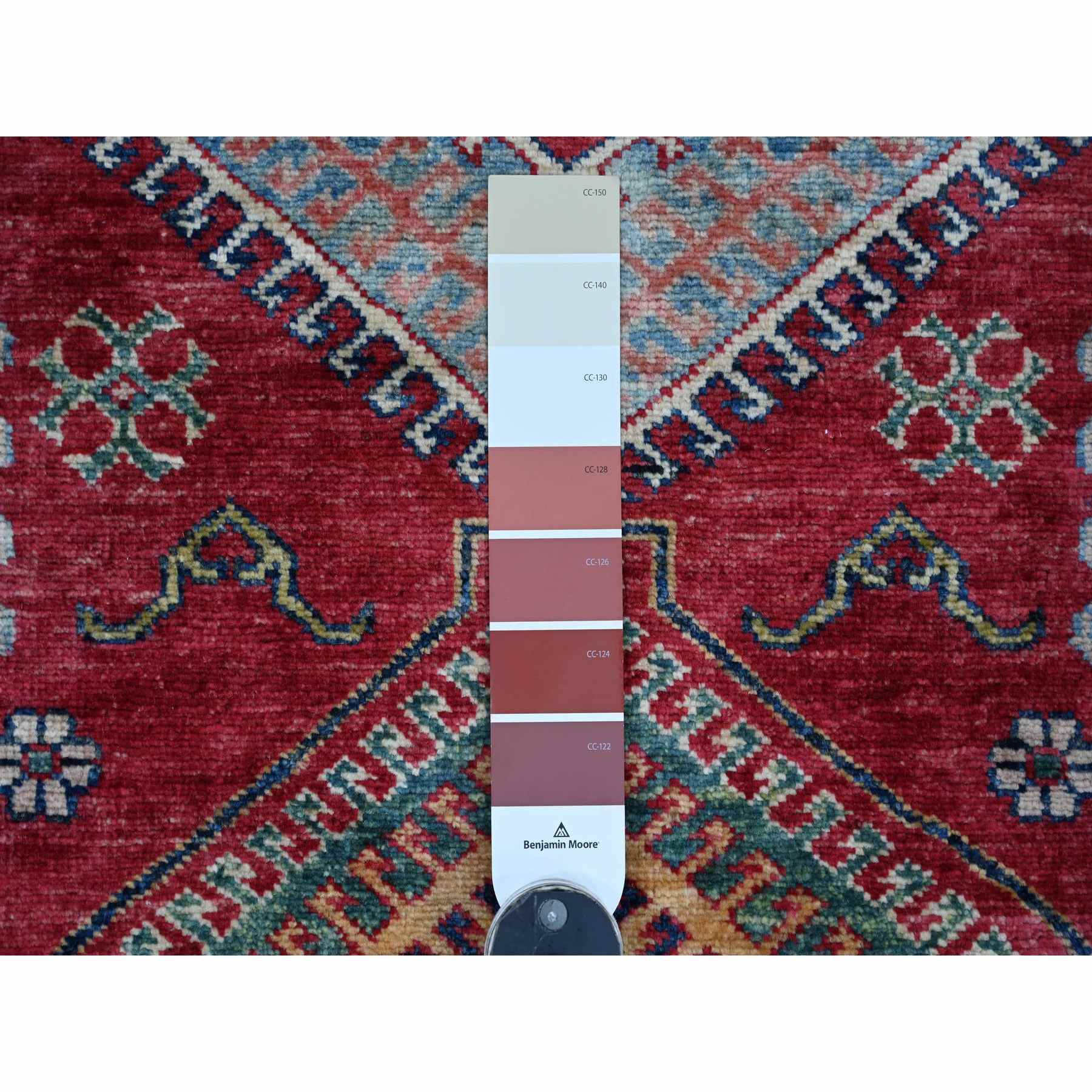 Tribal-Geometric-Hand-Knotted-Rug-107035