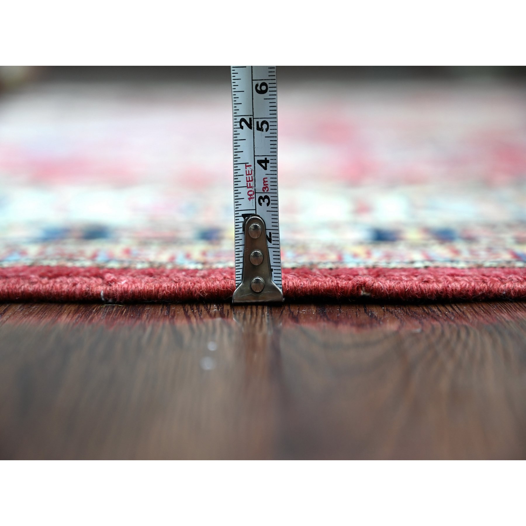 Tribal-Geometric-Hand-Knotted-Rug-107035