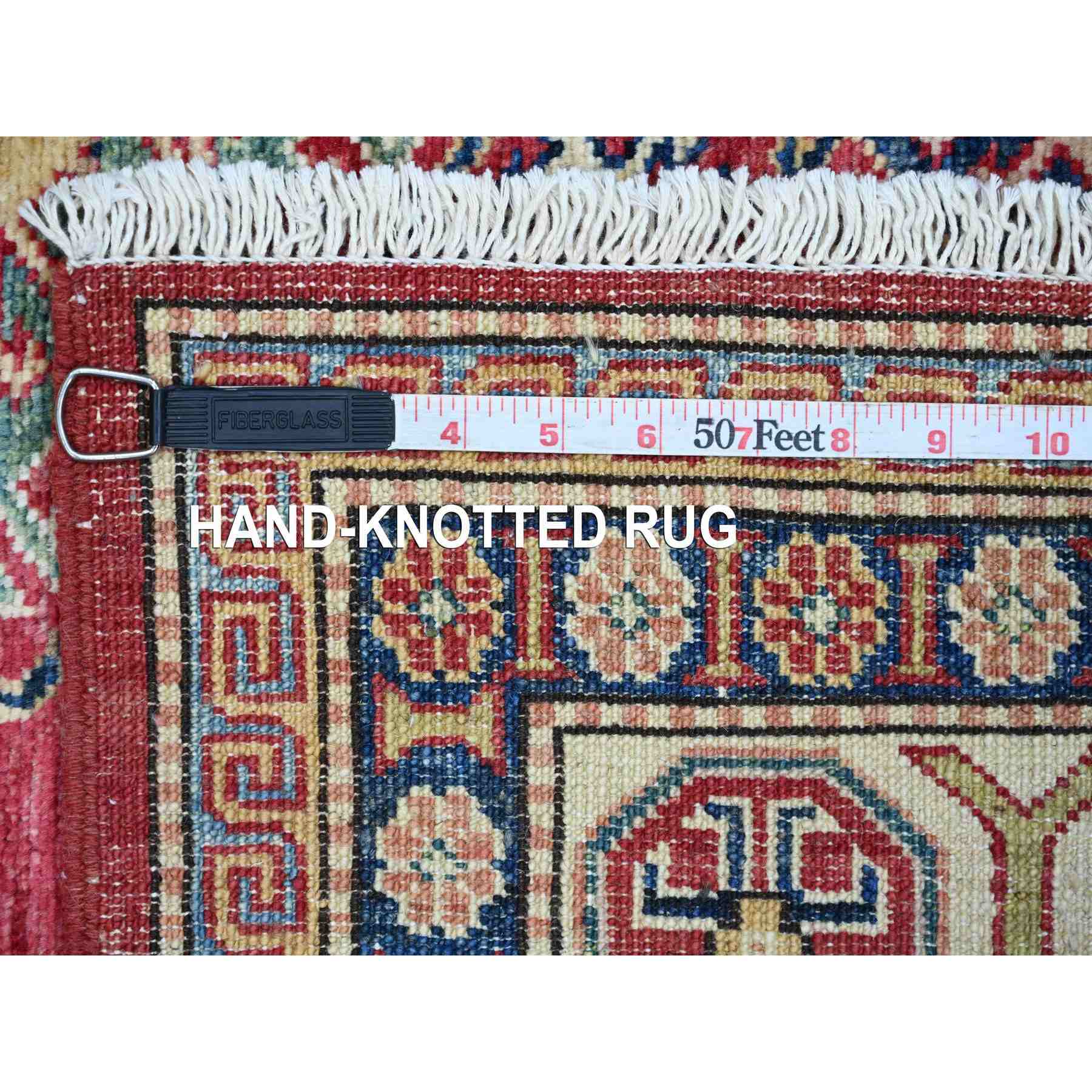 Tribal-Geometric-Hand-Knotted-Rug-107035