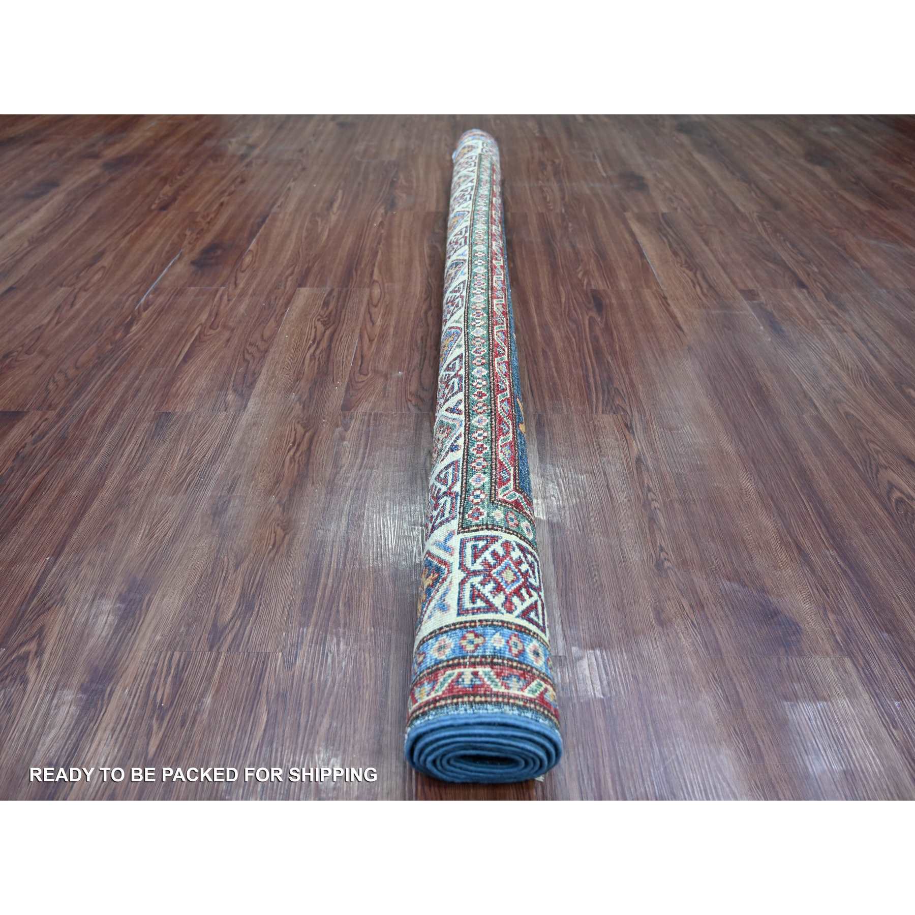 Tribal-Geometric-Hand-Knotted-Rug-107040