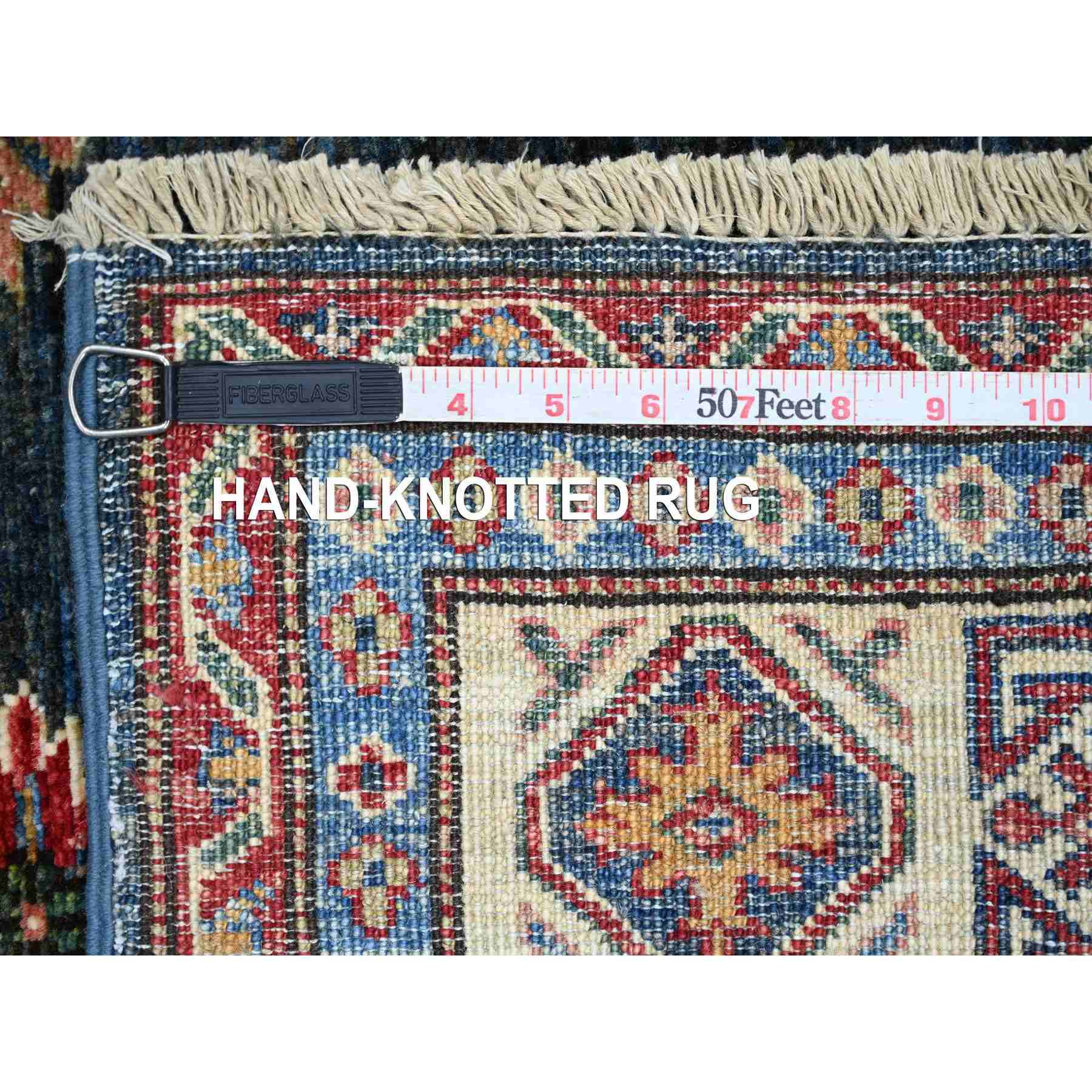 Tribal-Geometric-Hand-Knotted-Rug-107040
