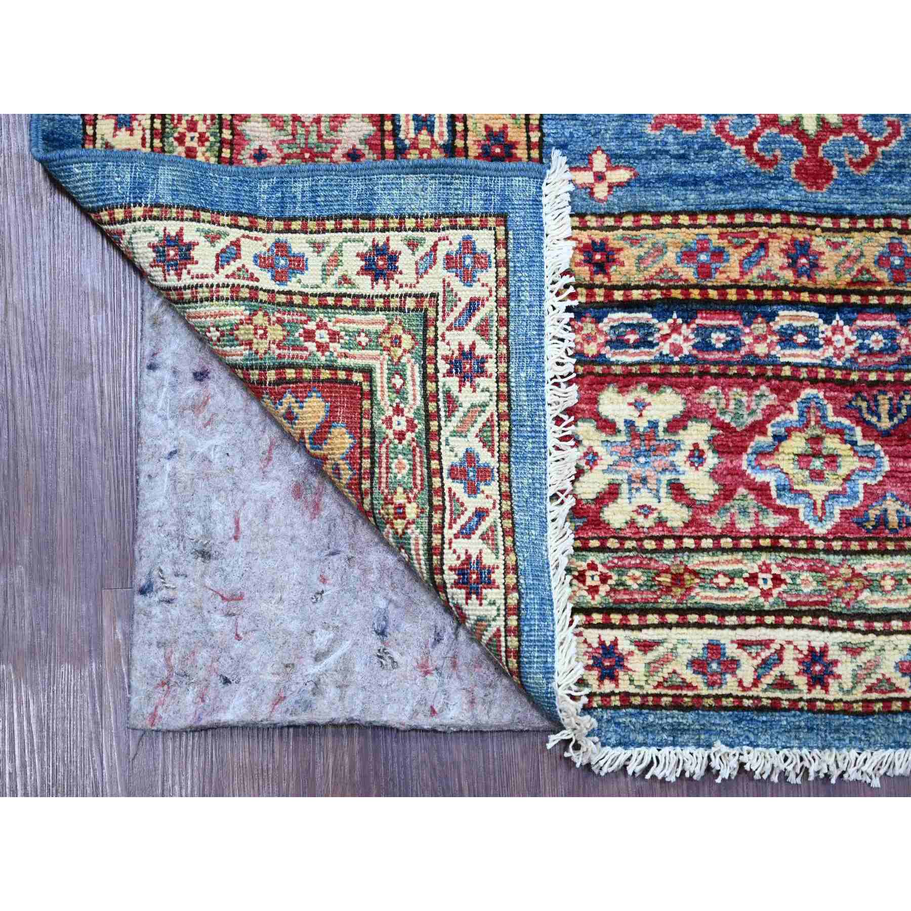 Tribal-Geometric-Hand-Knotted-Rug-107050