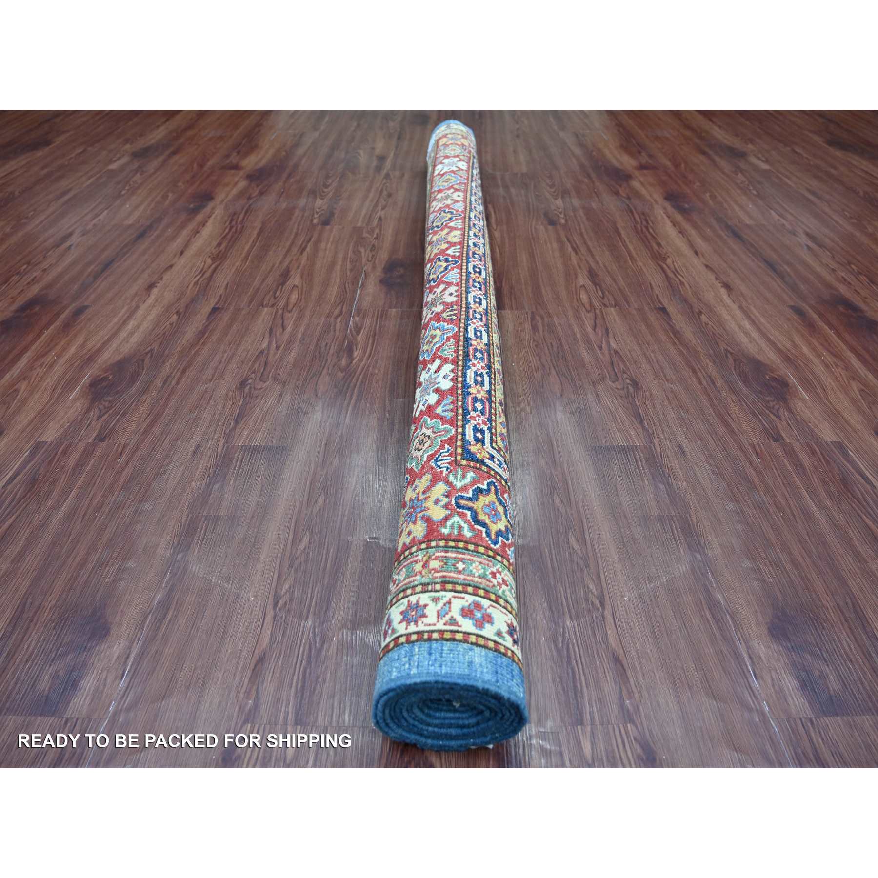 Tribal-Geometric-Hand-Knotted-Rug-107050