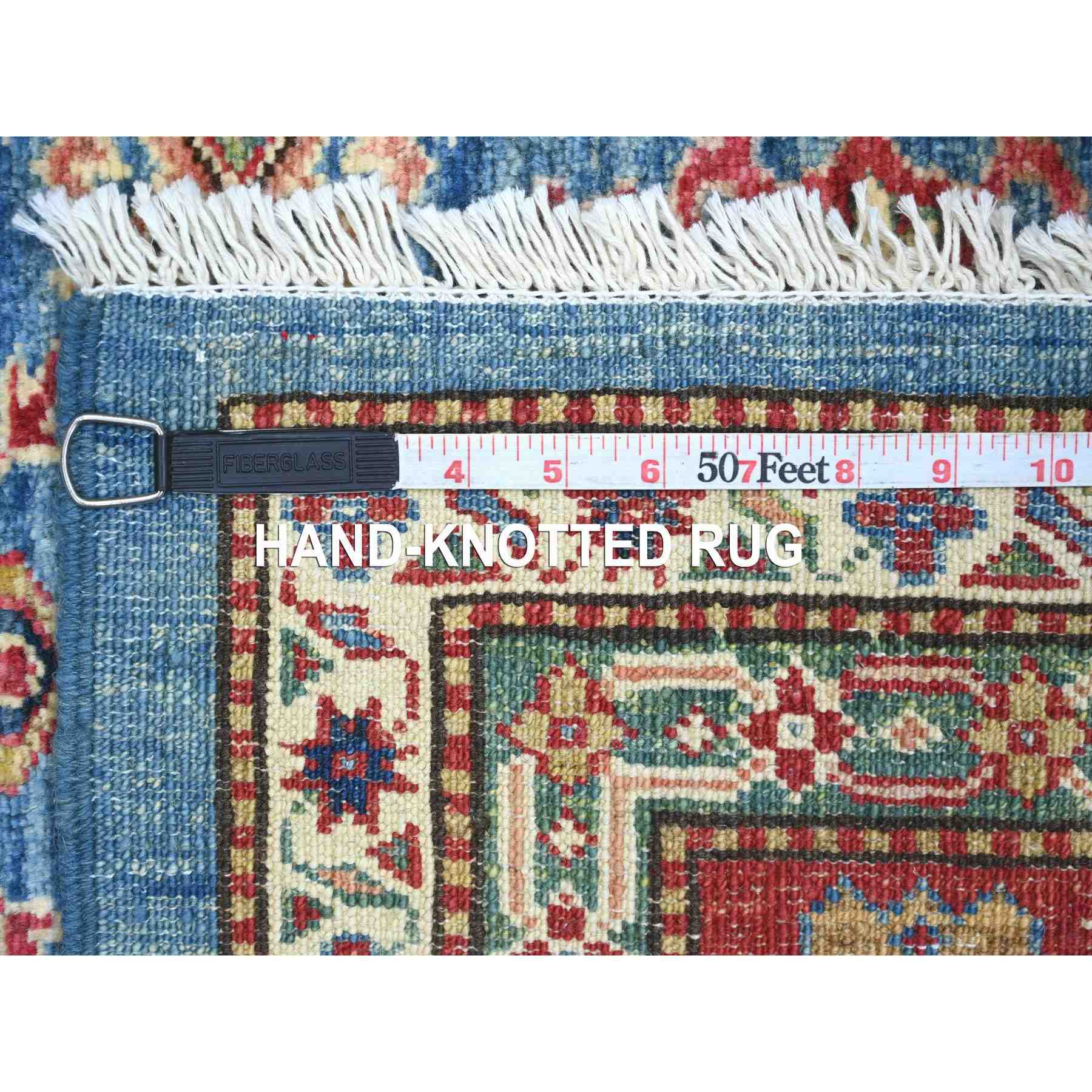 Tribal-Geometric-Hand-Knotted-Rug-107050
