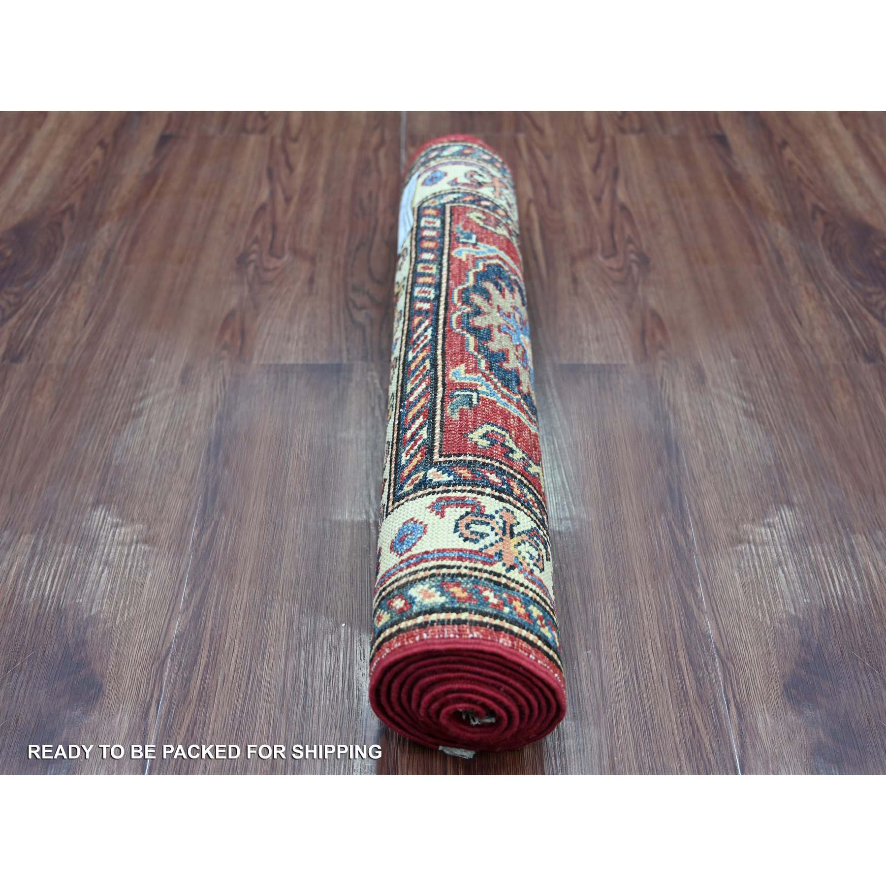 Tribal-Geometric-Hand-Knotted-Rug-107055