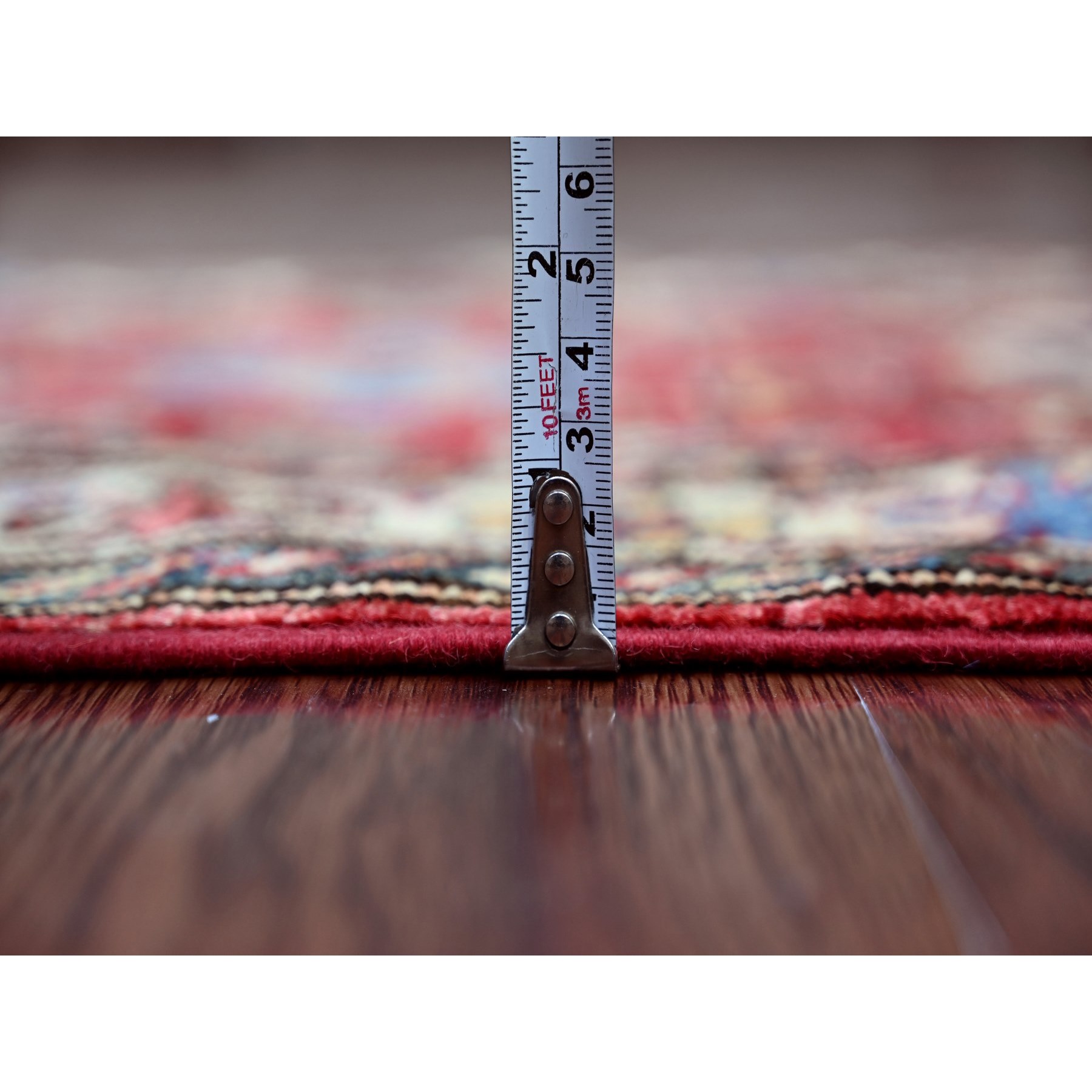 Tribal-Geometric-Hand-Knotted-Rug-107055