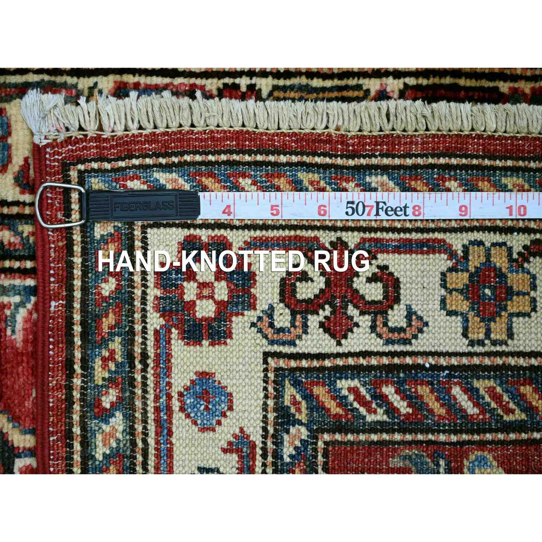 Tribal-Geometric-Hand-Knotted-Rug-107055