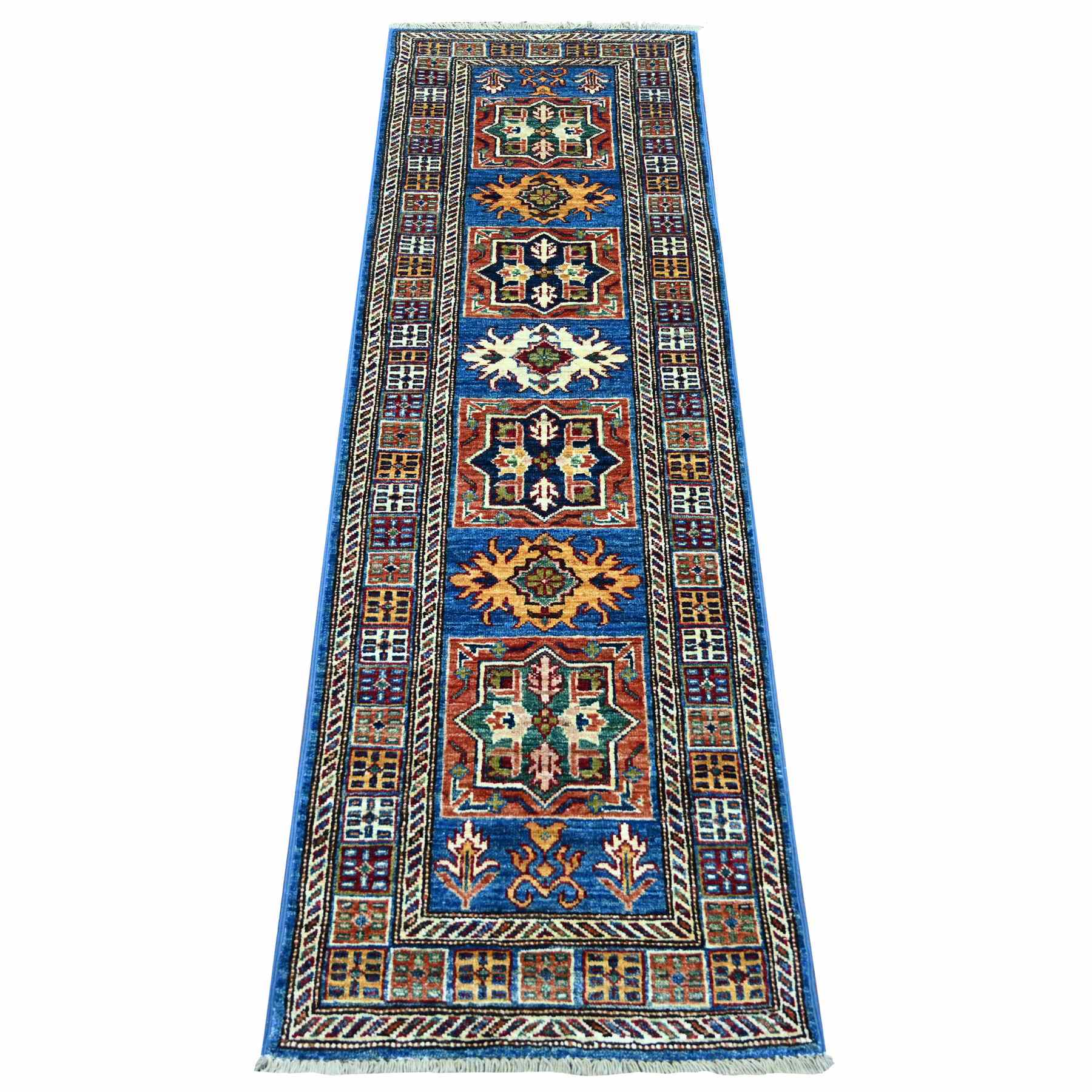 Tribal-Geometric-Hand-Knotted-Rug-107060