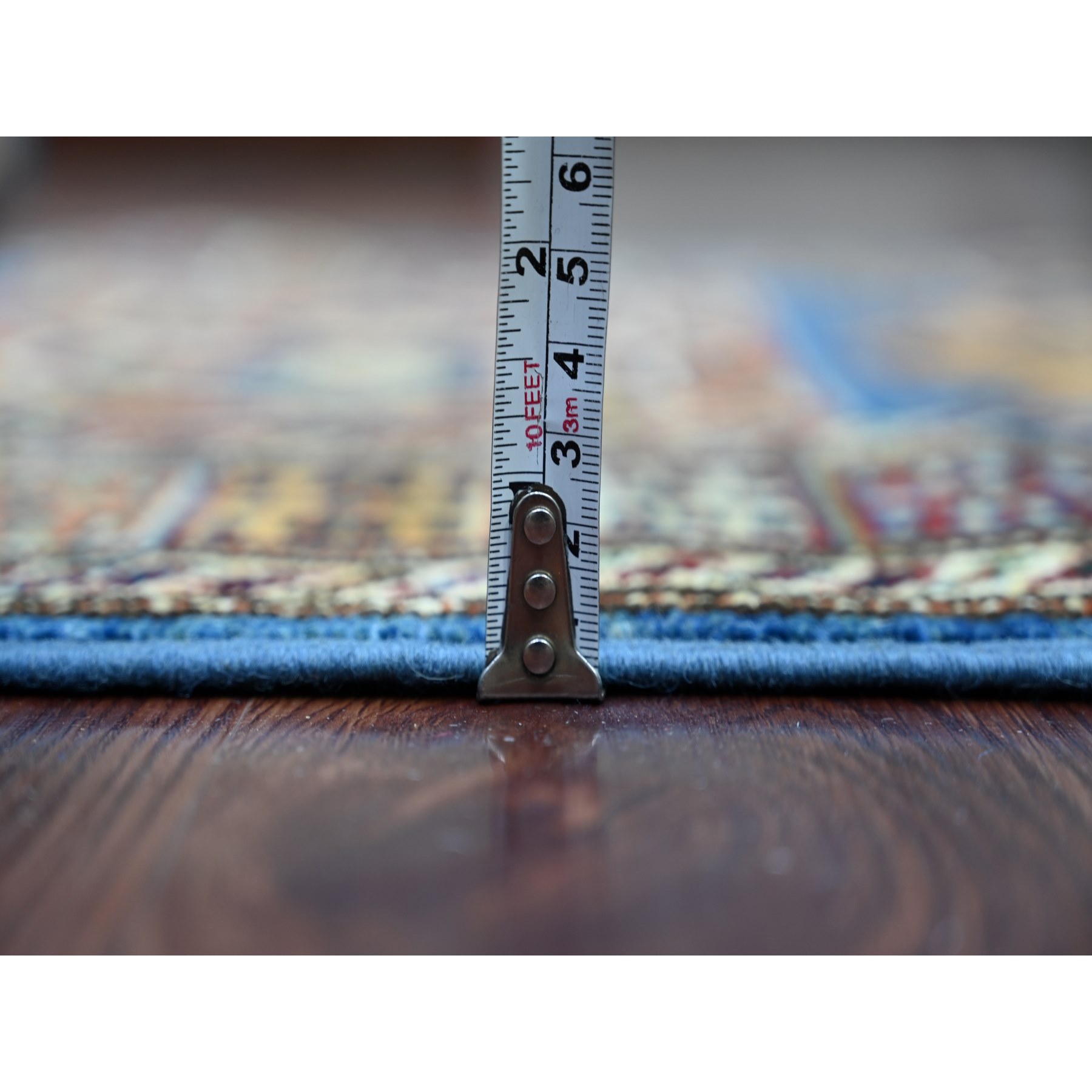 Tribal-Geometric-Hand-Knotted-Rug-107060