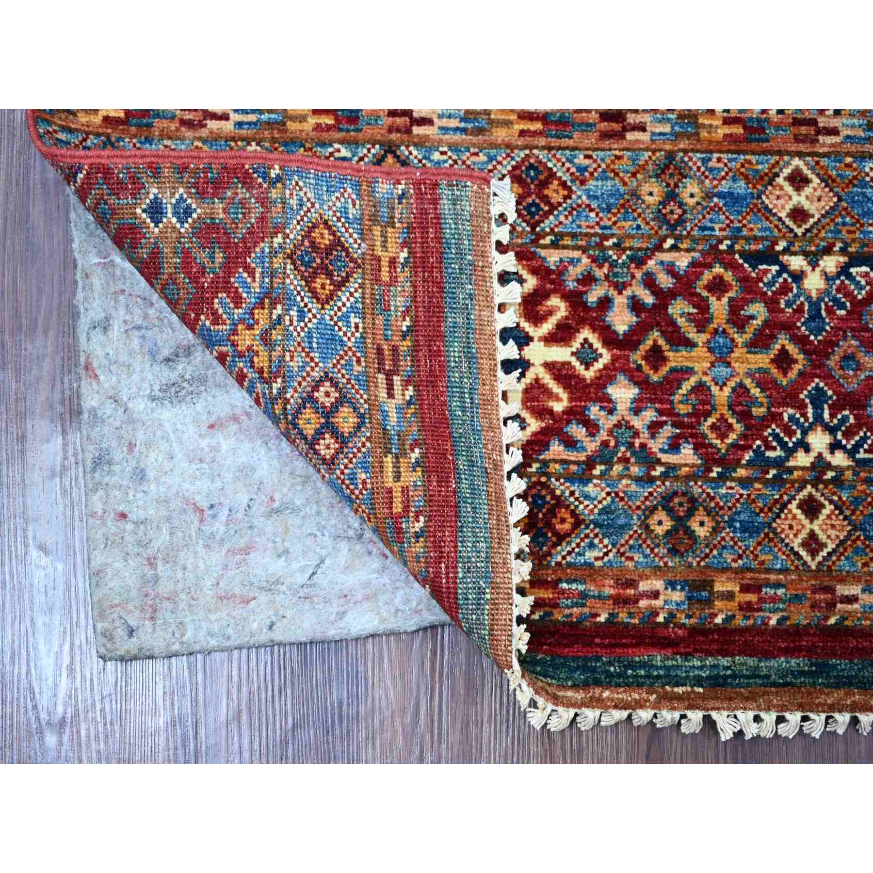 Tribal-Geometric-Hand-Knotted-Rug-107065