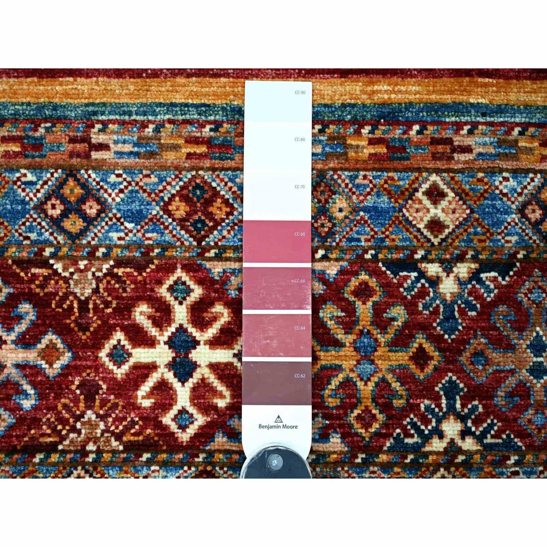 Tribal-Geometric-Hand-Knotted-Rug-107065