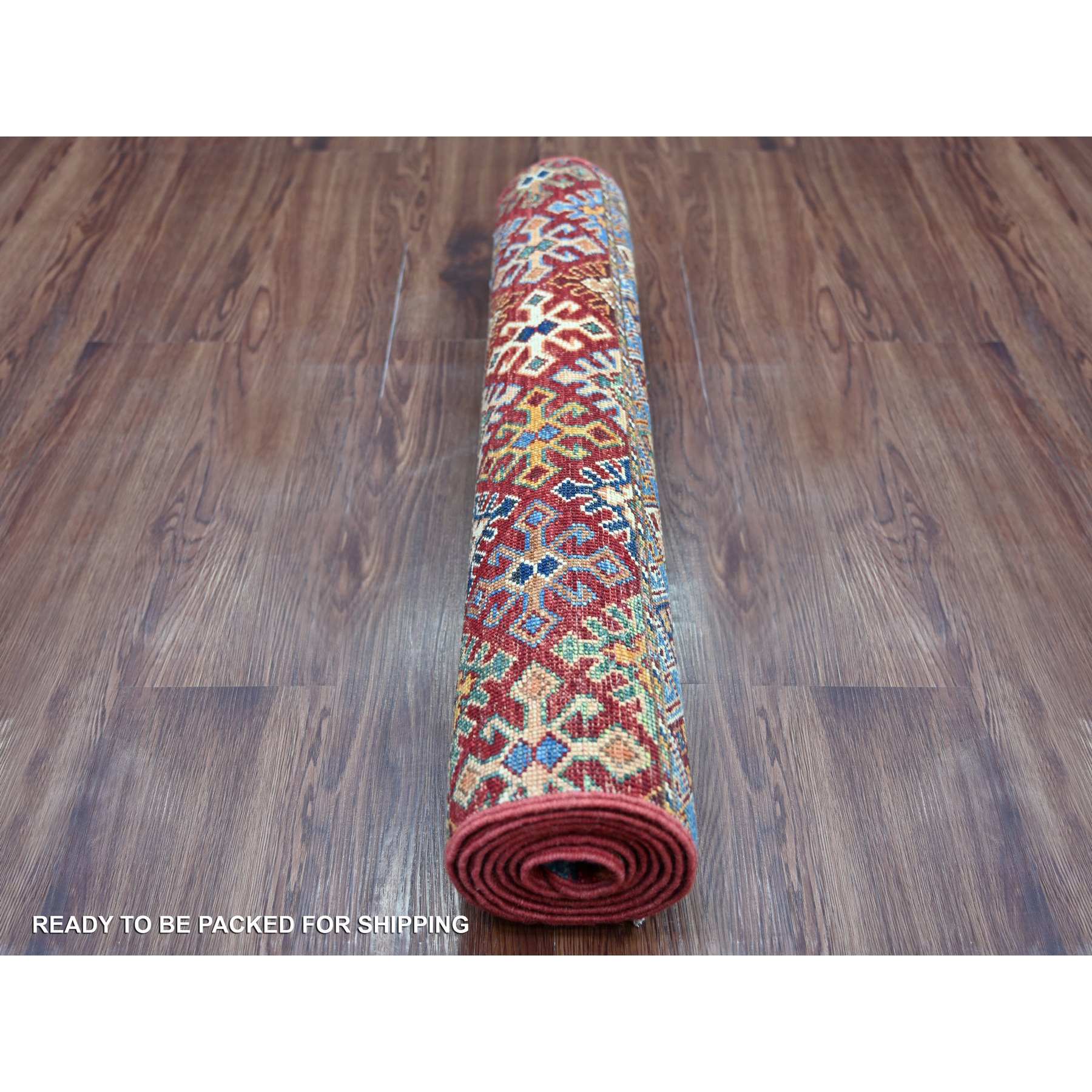 Tribal-Geometric-Hand-Knotted-Rug-107065