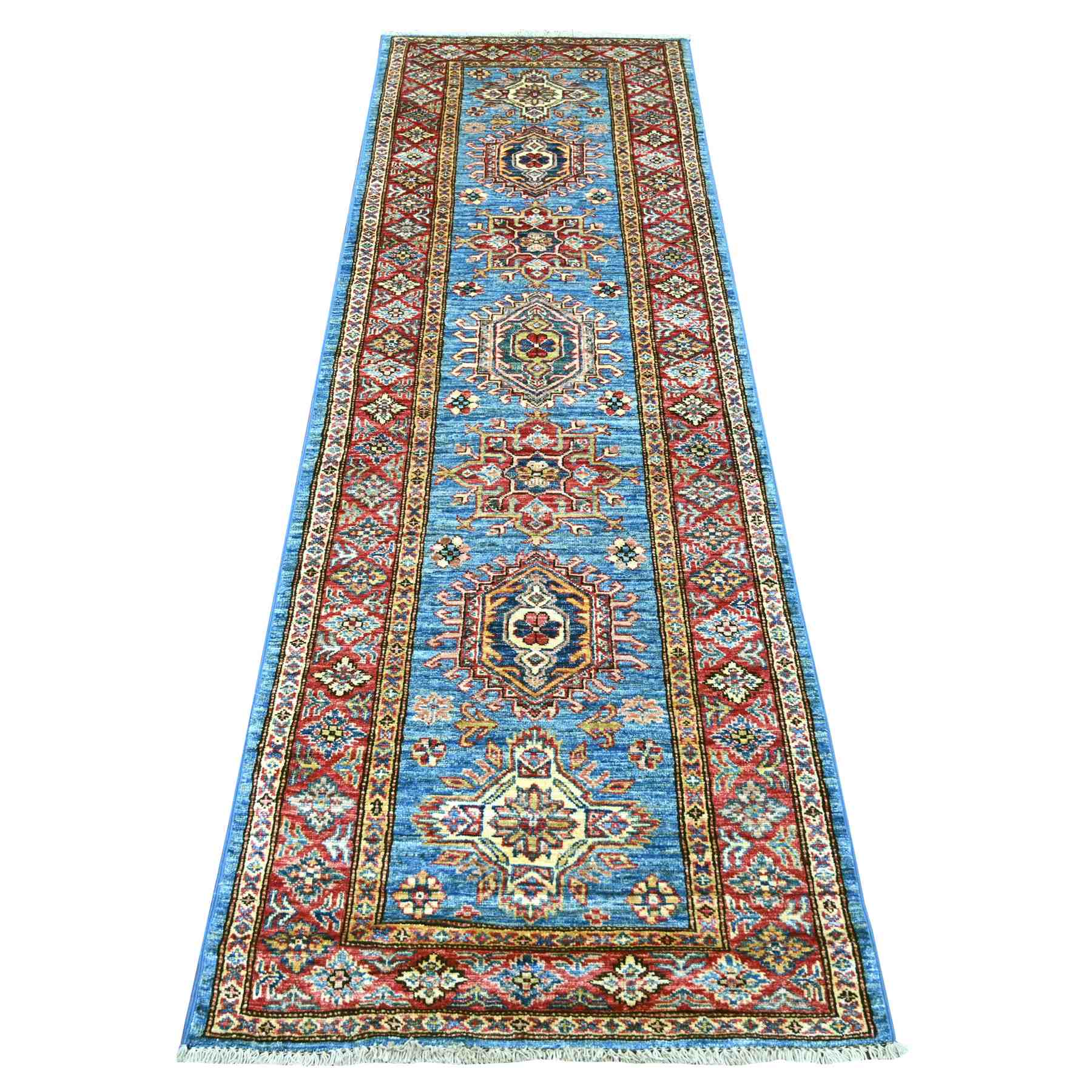 Tribal-Geometric-Hand-Knotted-Rug-107075