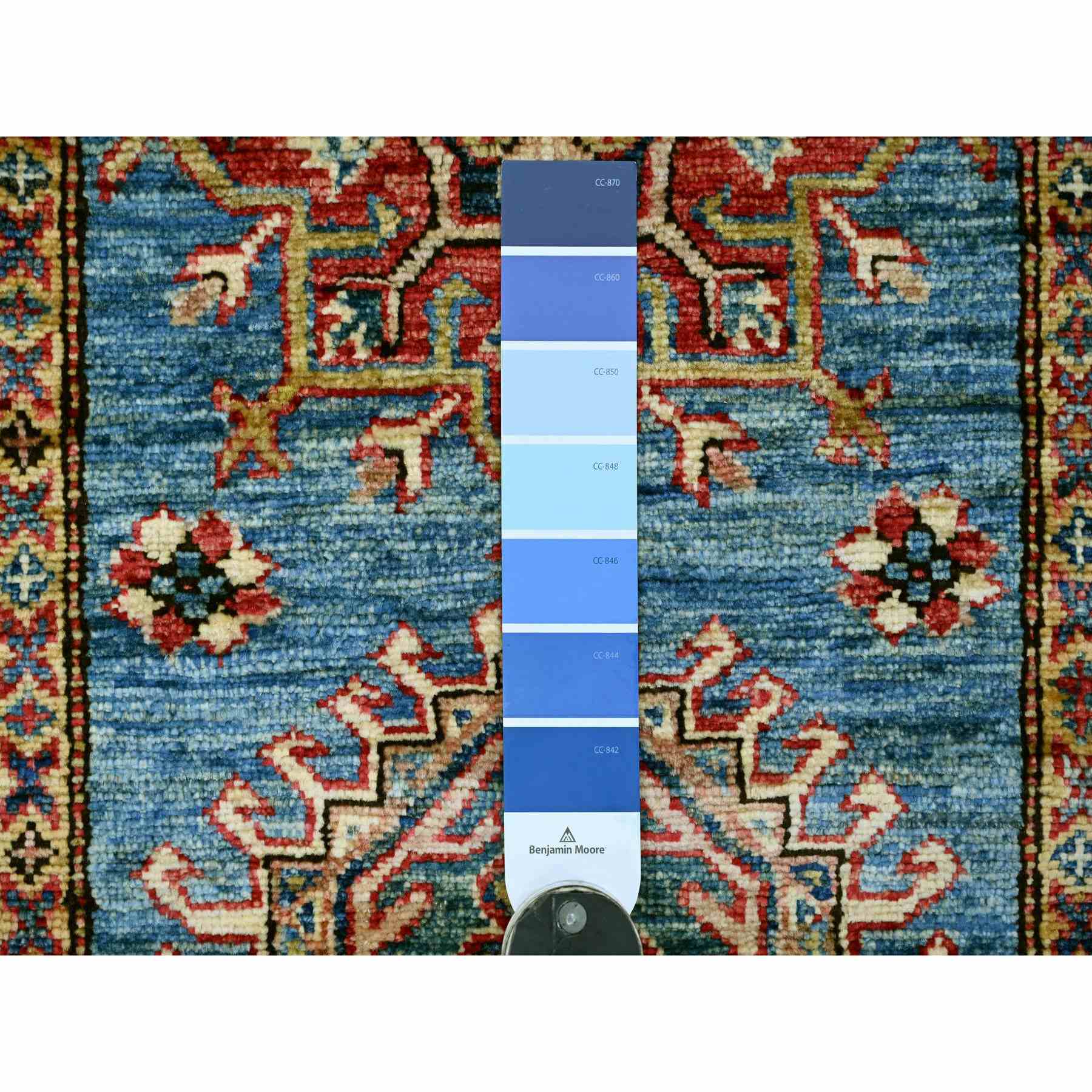 Tribal-Geometric-Hand-Knotted-Rug-107075