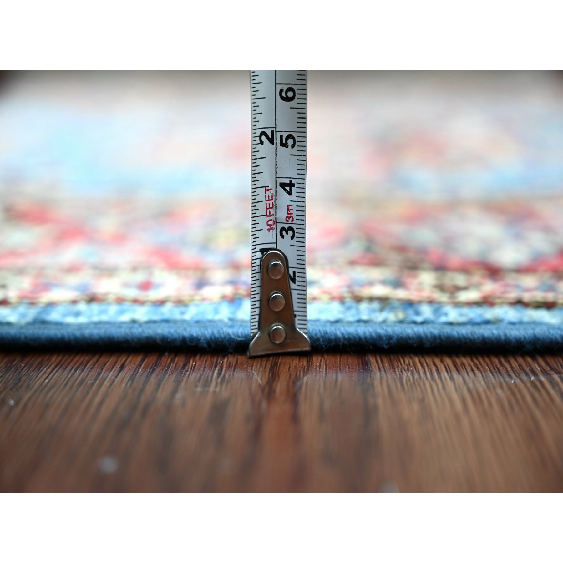 Tribal-Geometric-Hand-Knotted-Rug-107075