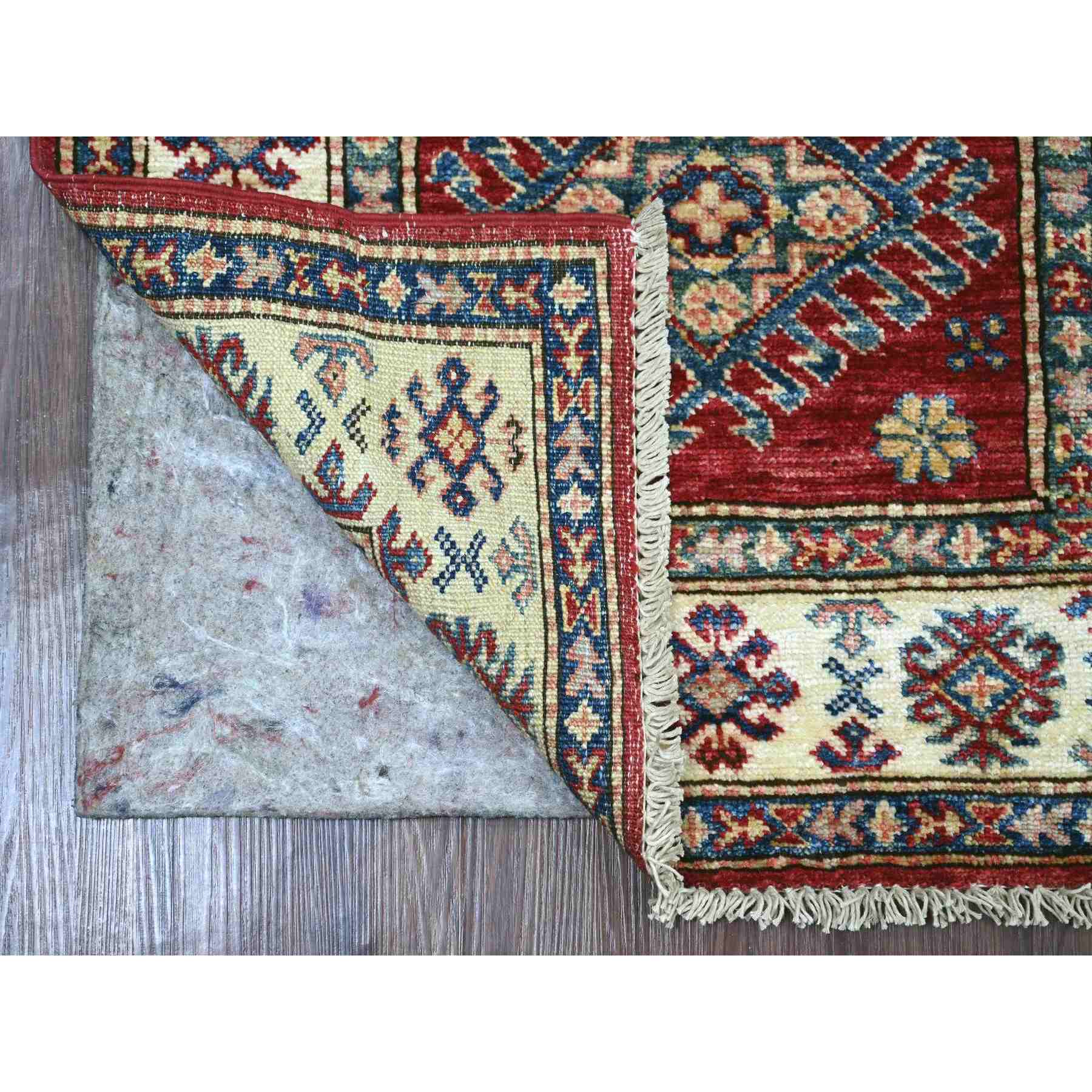 Tribal-Geometric-Hand-Knotted-Rug-107080