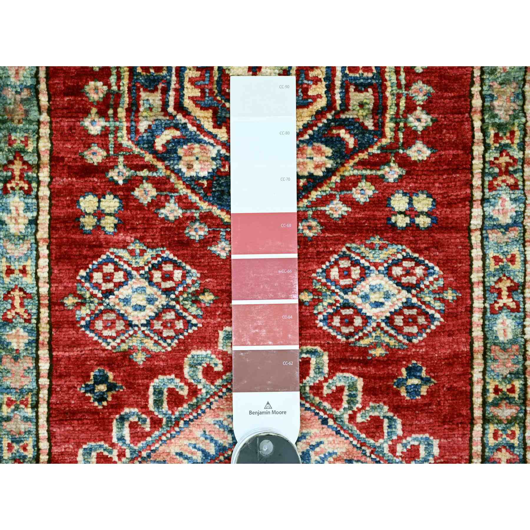 Tribal-Geometric-Hand-Knotted-Rug-107080