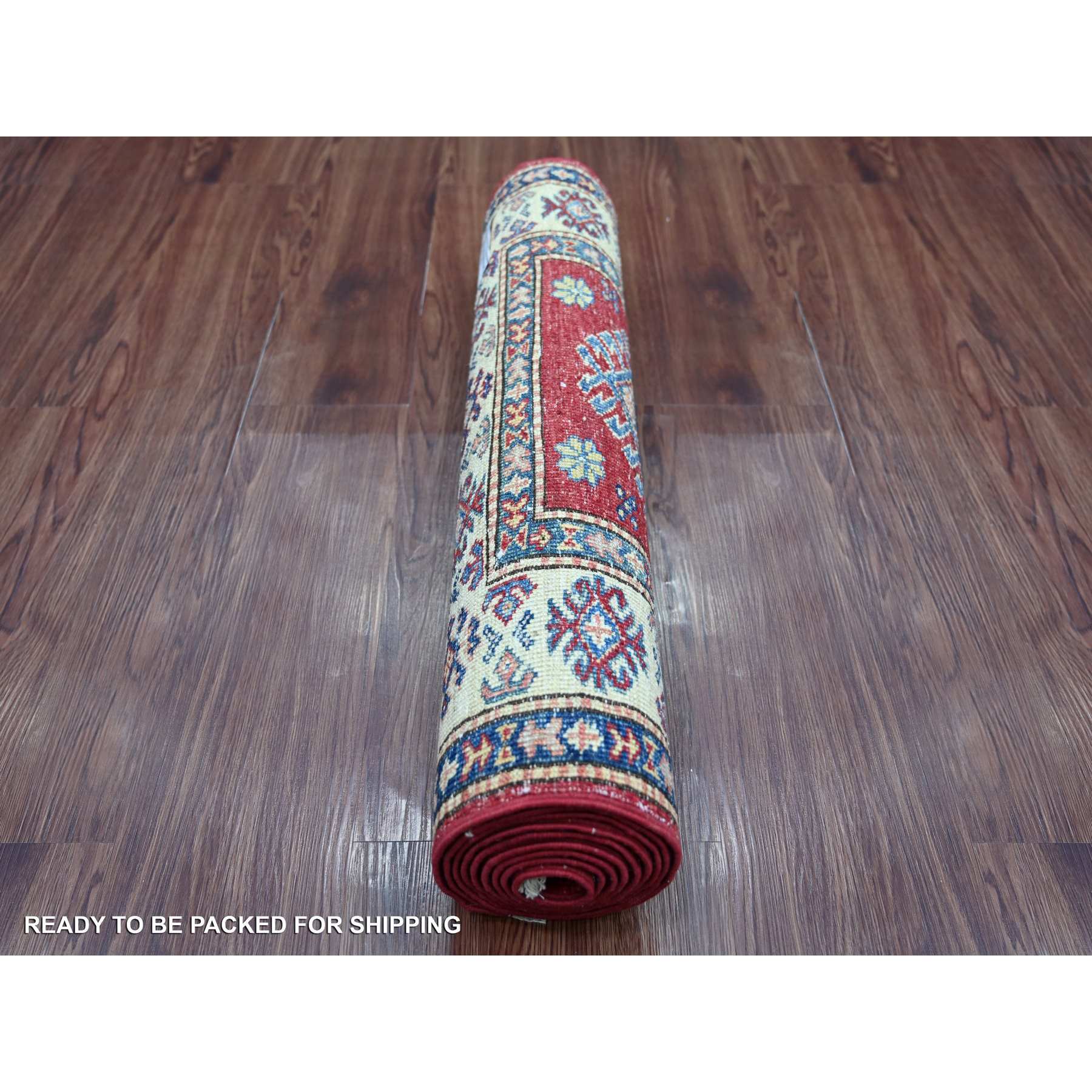 Tribal-Geometric-Hand-Knotted-Rug-107080
