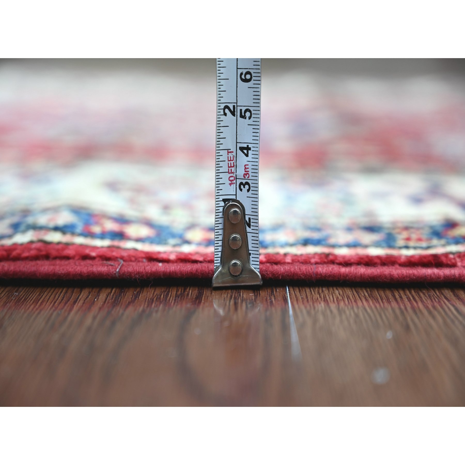 Tribal-Geometric-Hand-Knotted-Rug-107080