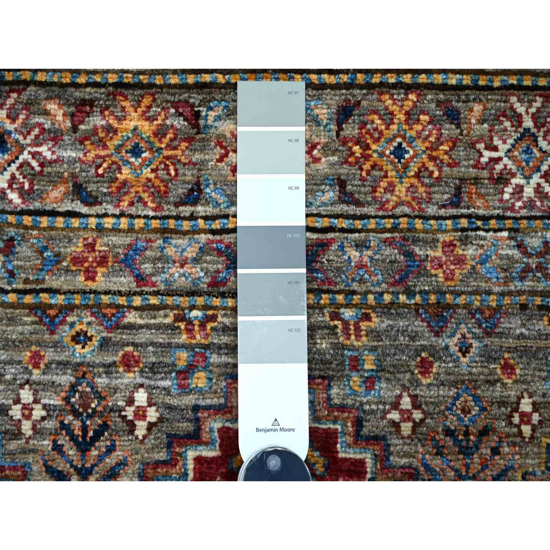 Tribal-Geometric-Hand-Knotted-Rug-107085