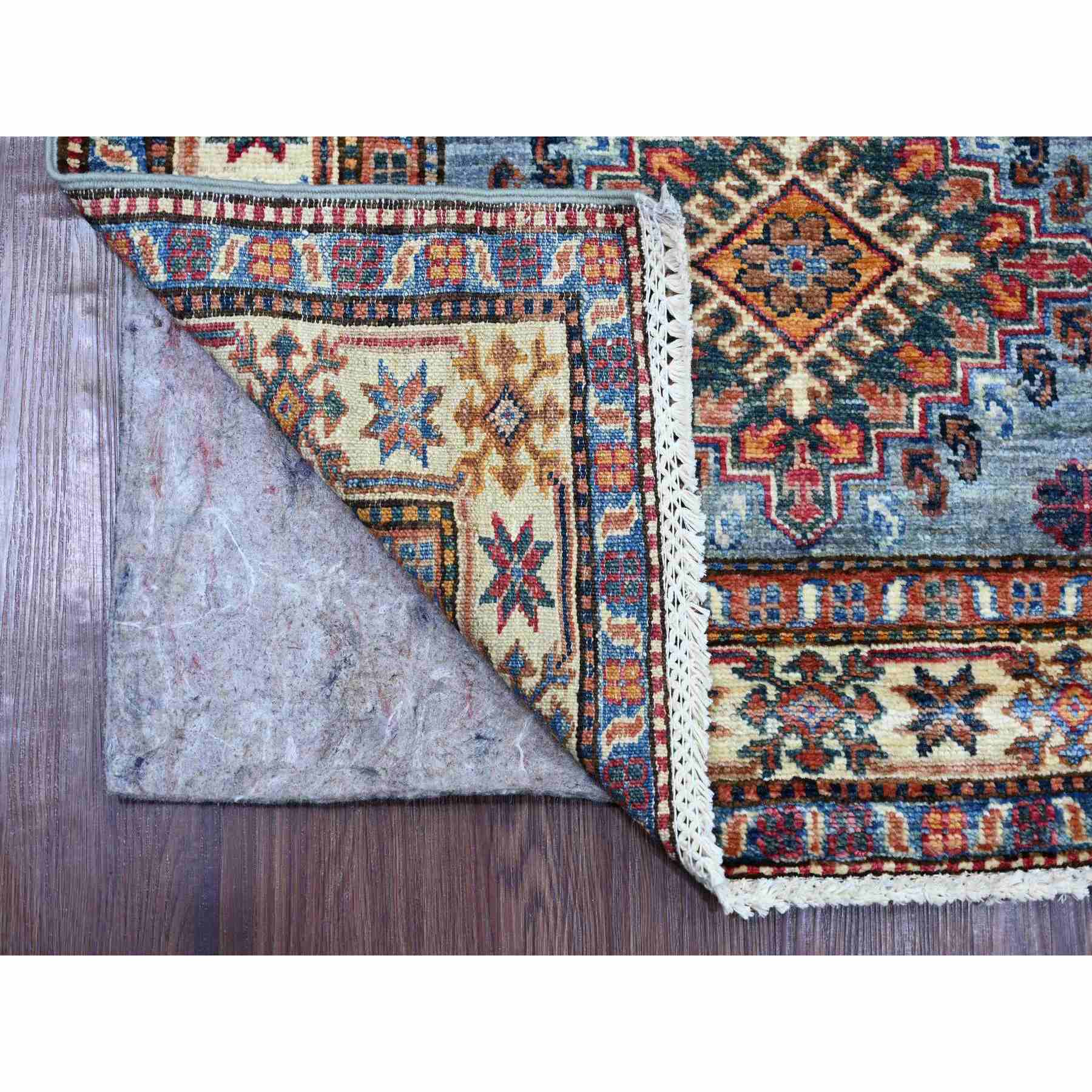 Tribal-Geometric-Hand-Knotted-Rug-107095