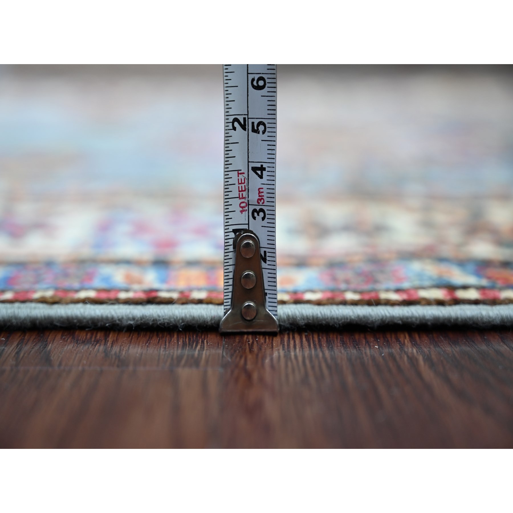 Tribal-Geometric-Hand-Knotted-Rug-107095