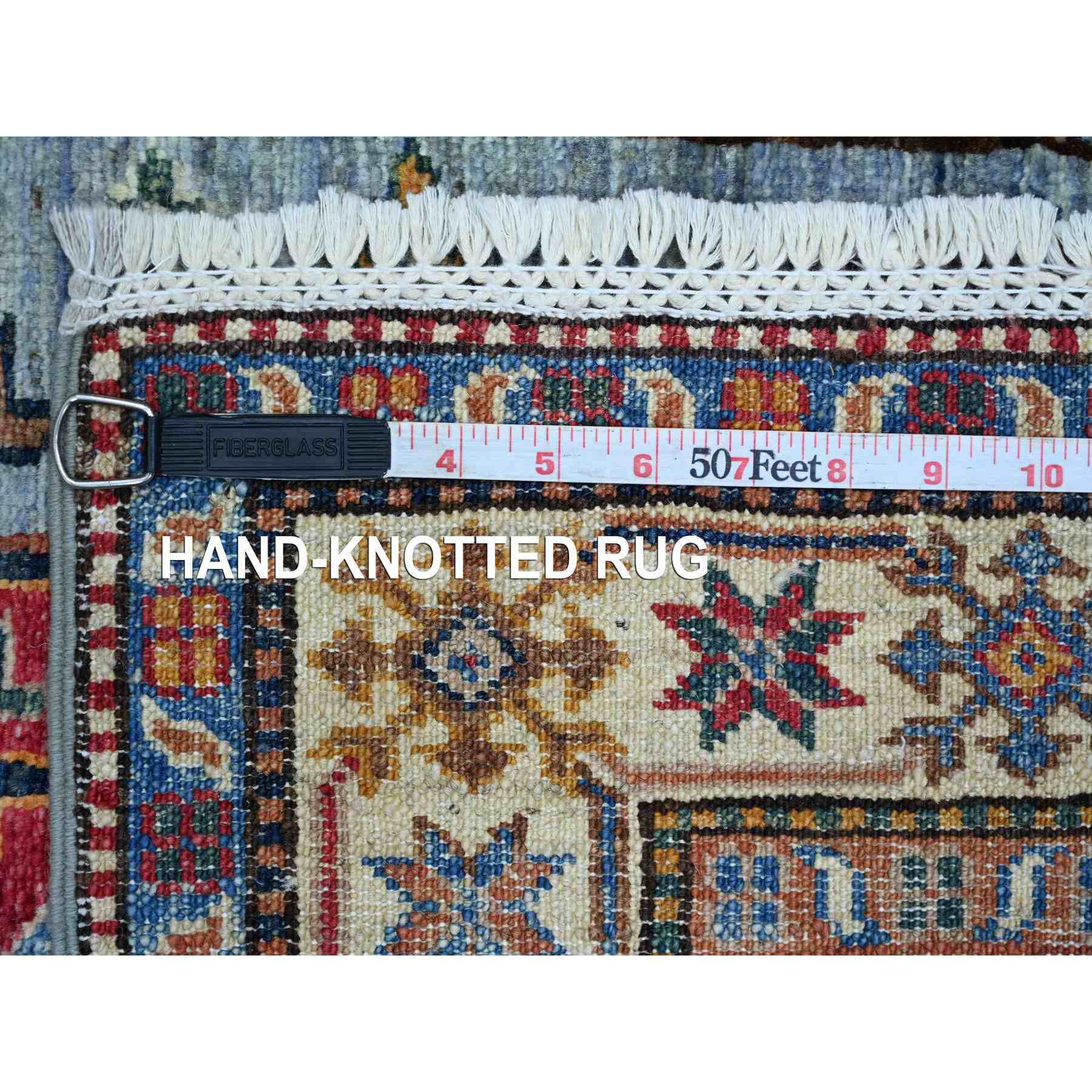 Tribal-Geometric-Hand-Knotted-Rug-107095