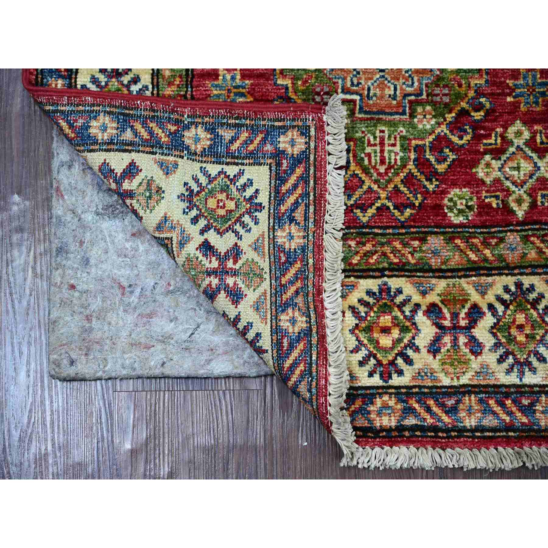 Tribal-Geometric-Hand-Knotted-Rug-107100