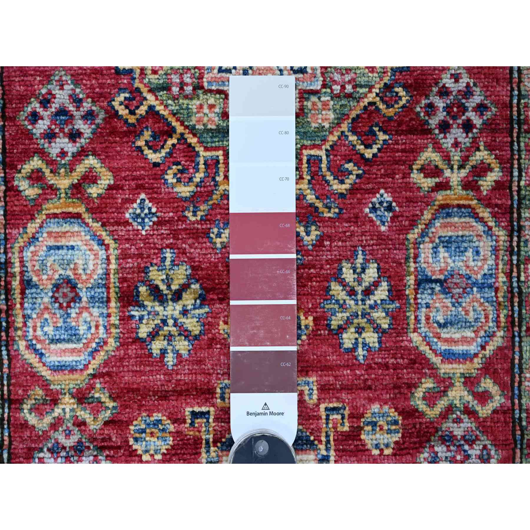 Tribal-Geometric-Hand-Knotted-Rug-107100