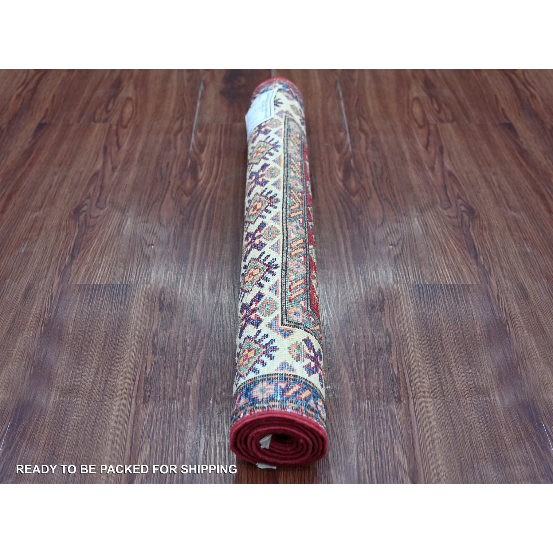 Tribal-Geometric-Hand-Knotted-Rug-107100