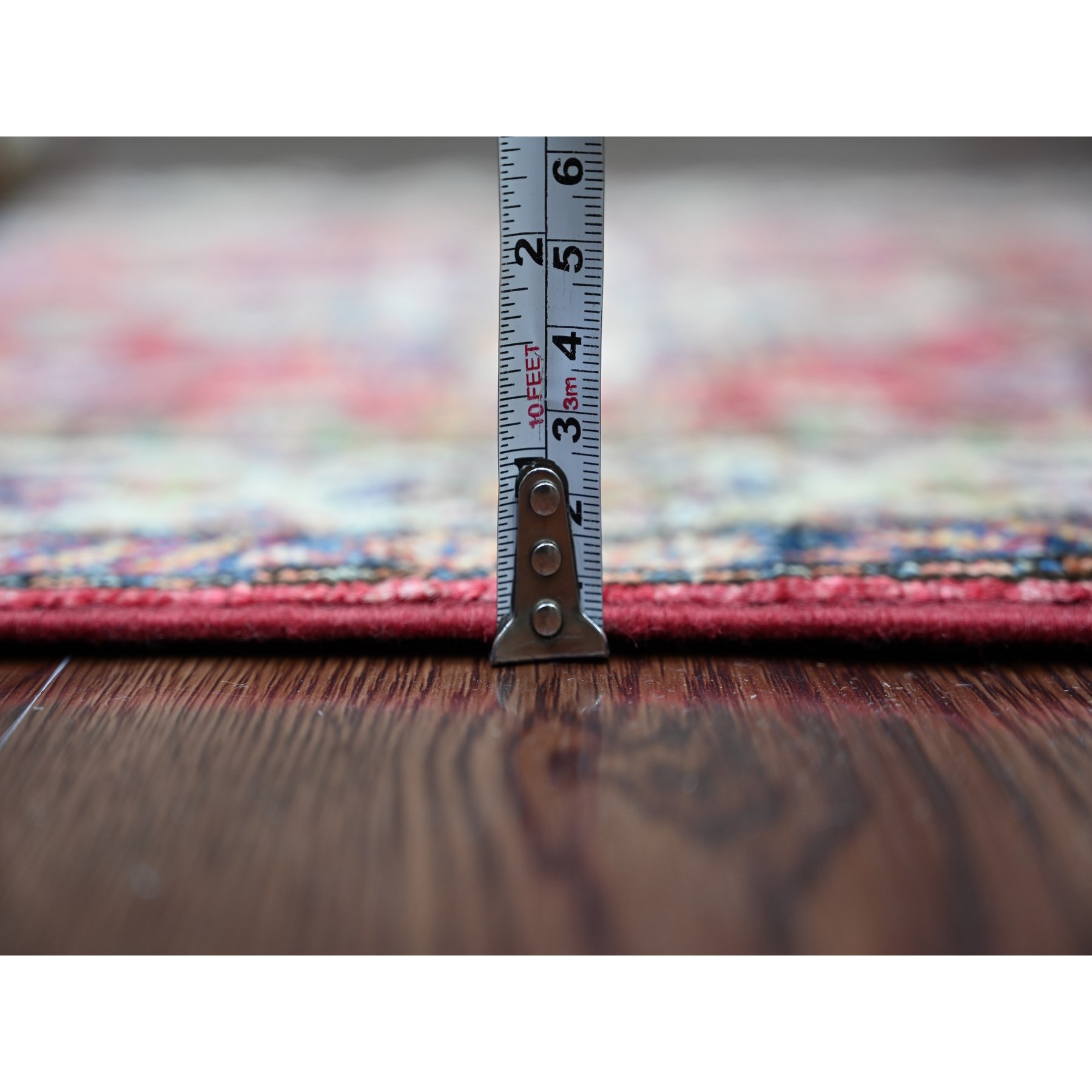 Tribal-Geometric-Hand-Knotted-Rug-107100