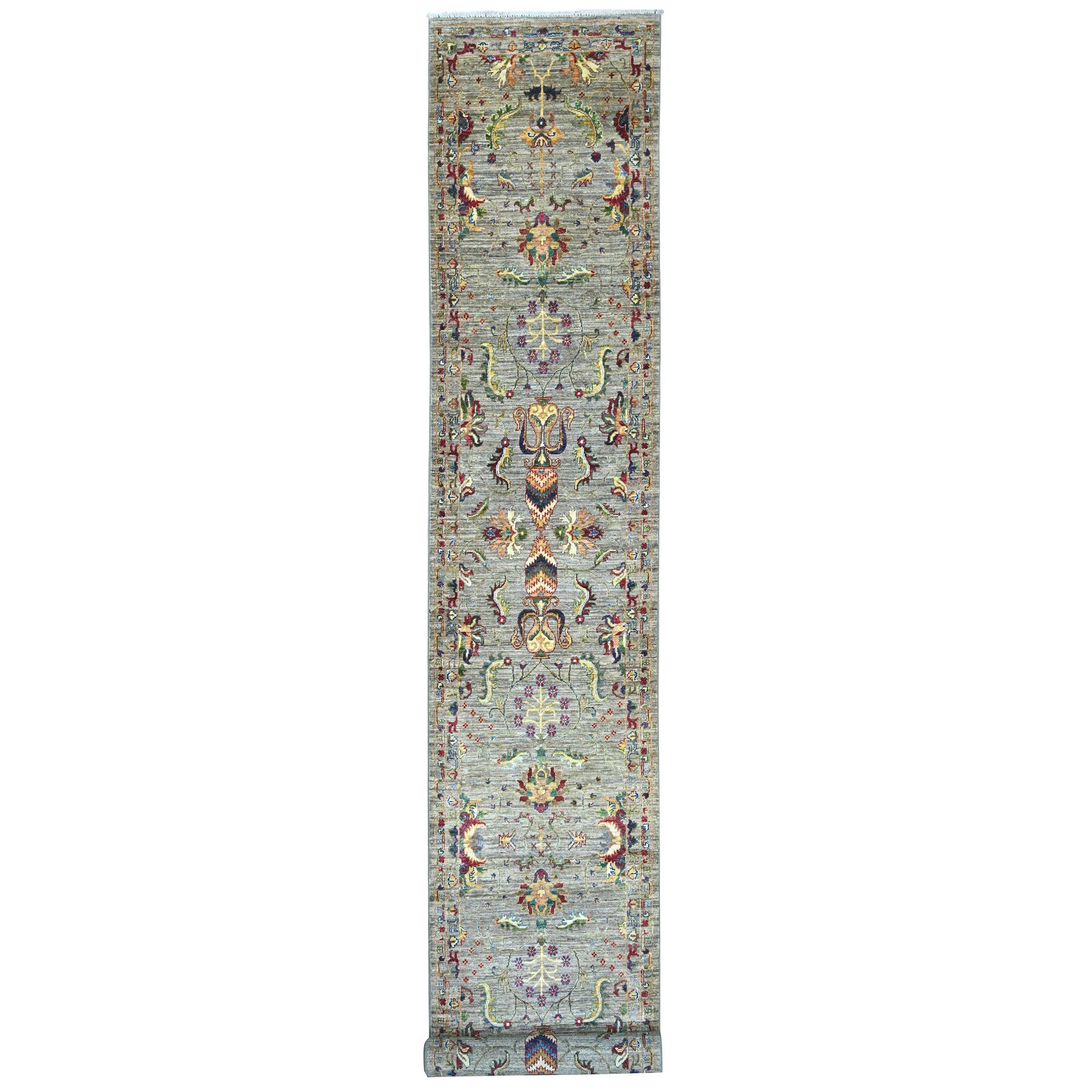 Tribal-Geometric-Hand-Knotted-Rug-107105