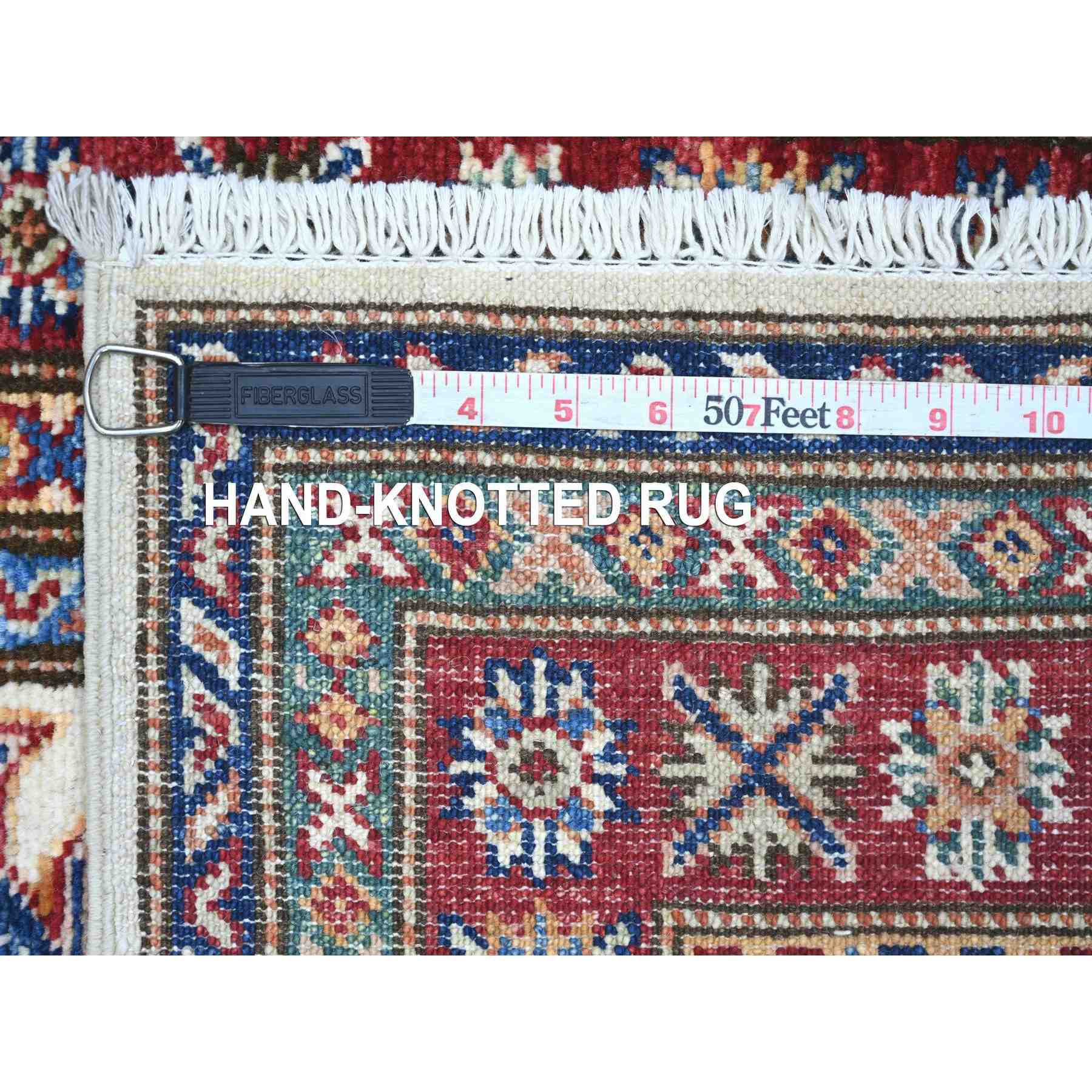 Tribal-Geometric-Hand-Knotted-Rug-107115