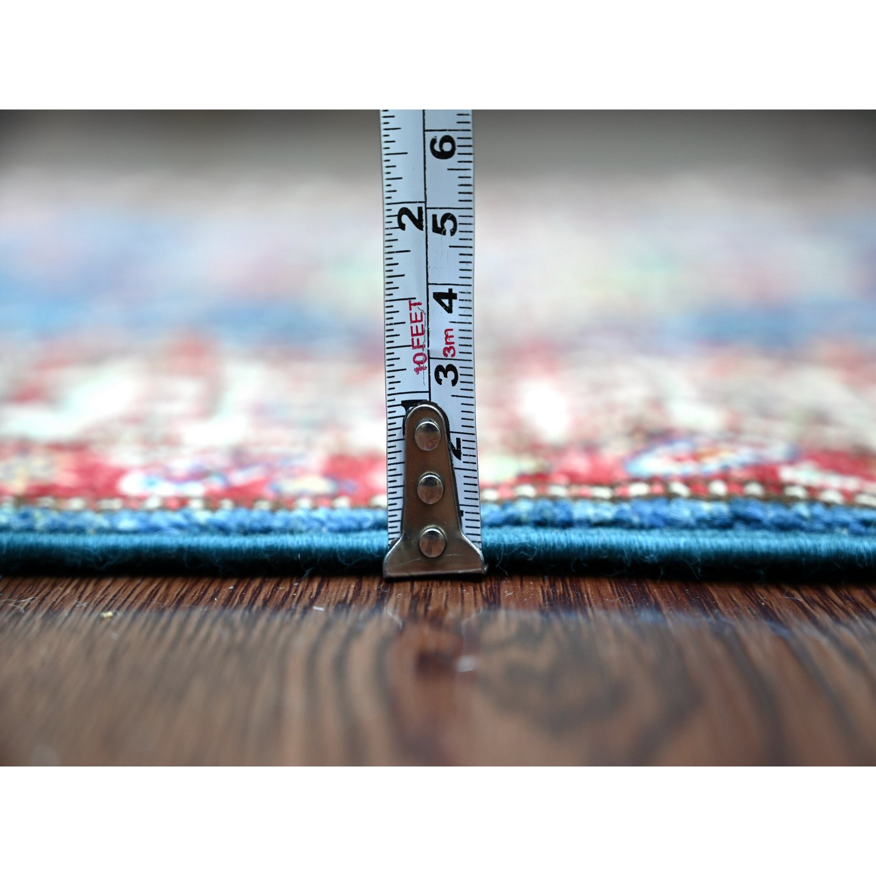 Tribal-Geometric-Hand-Knotted-Rug-107120