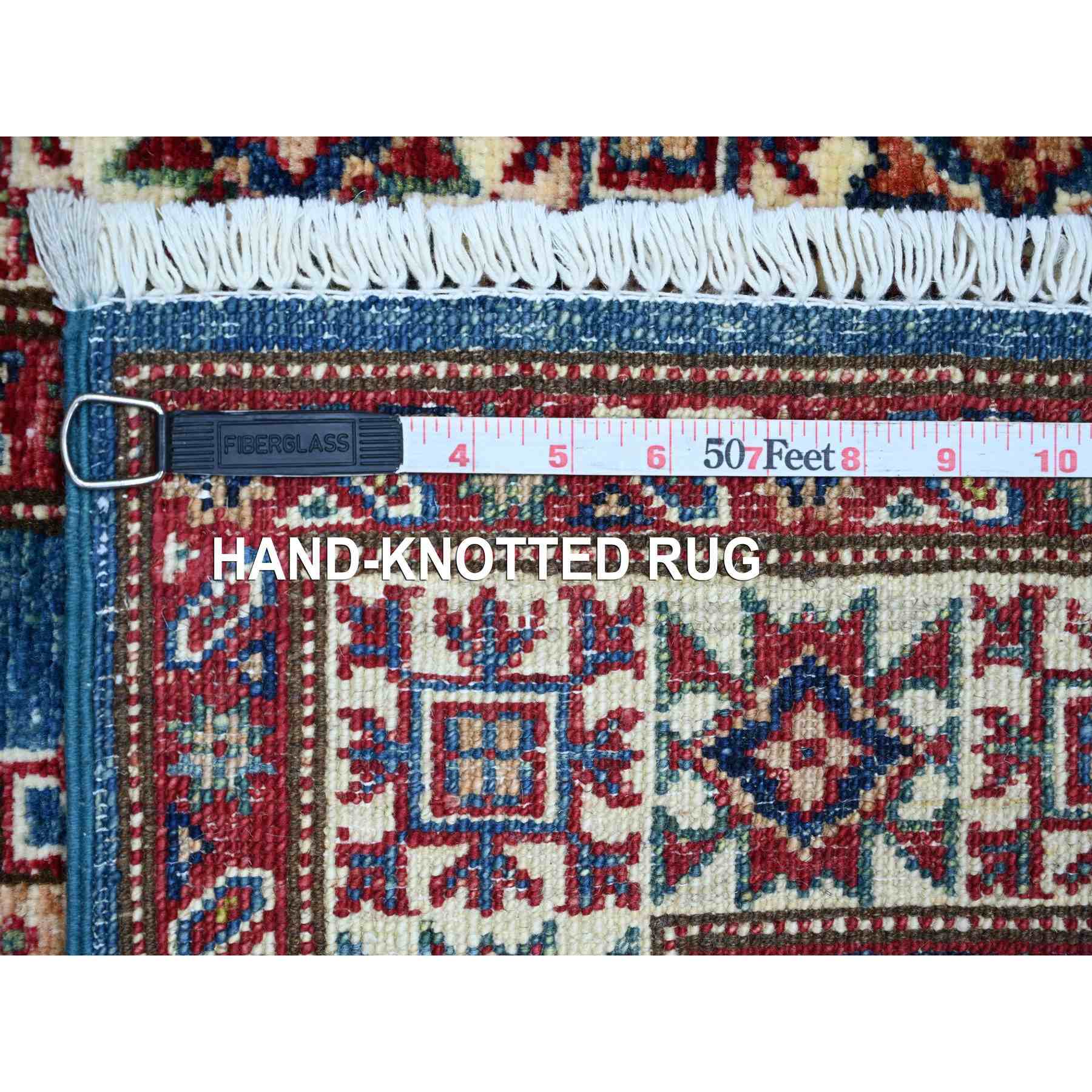 Tribal-Geometric-Hand-Knotted-Rug-107120