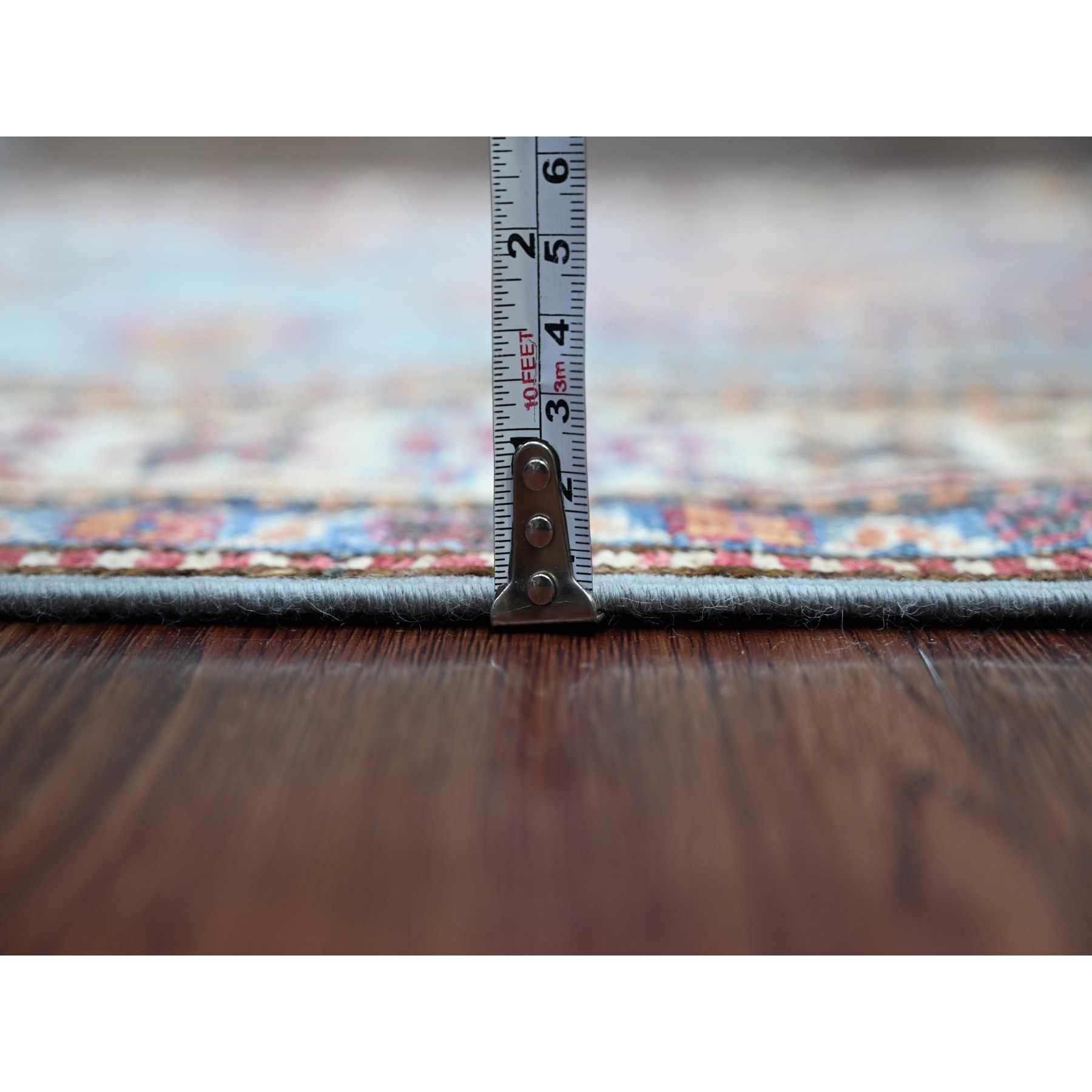 Tribal-Geometric-Hand-Knotted-Rug-107125