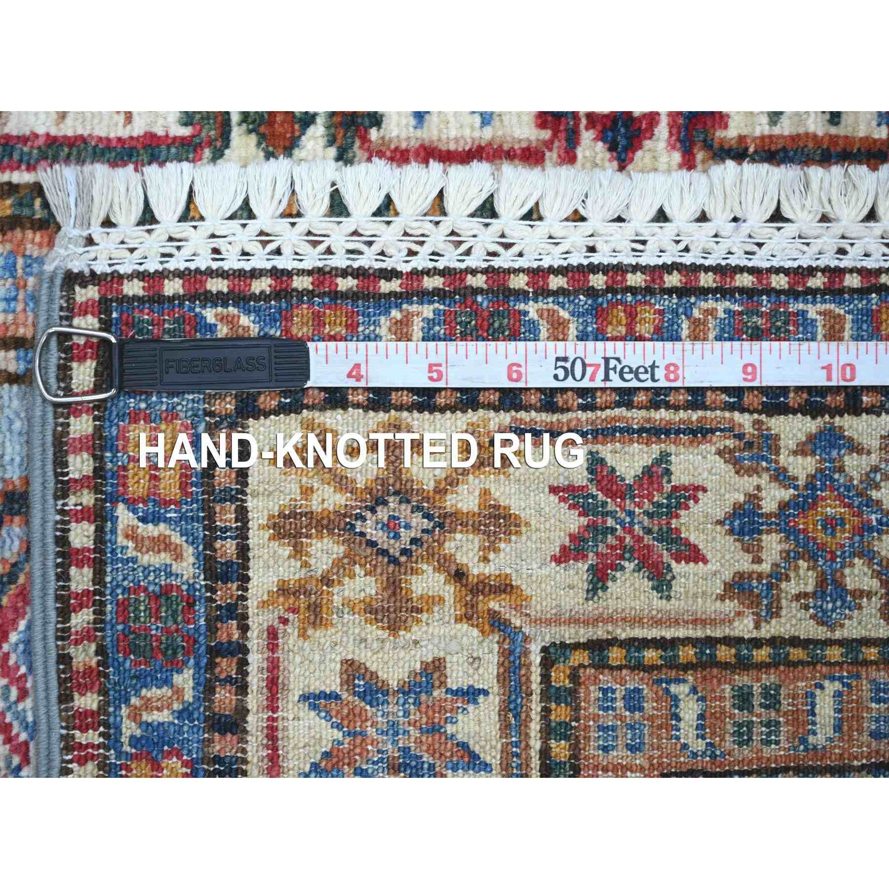 Tribal-Geometric-Hand-Knotted-Rug-107125