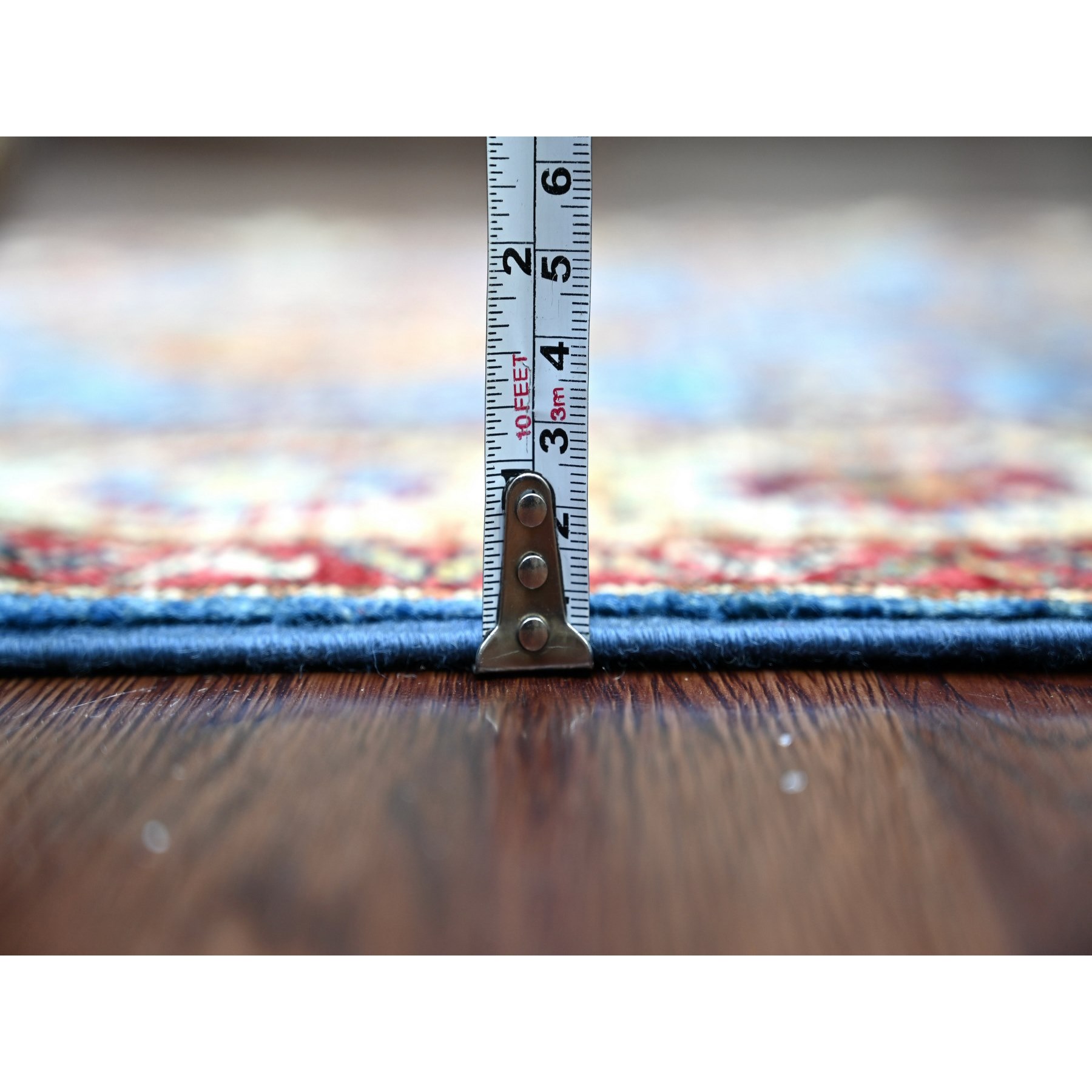 Tribal-Geometric-Hand-Knotted-Rug-107130