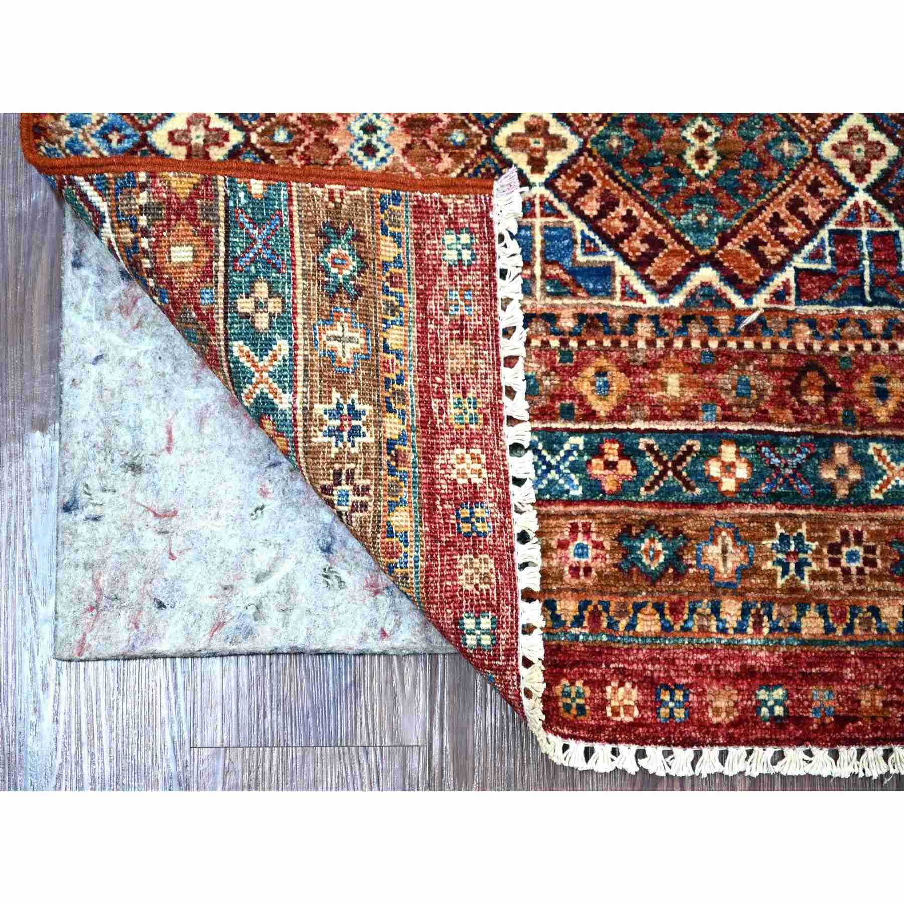 Tribal-Geometric-Hand-Knotted-Rug-107135