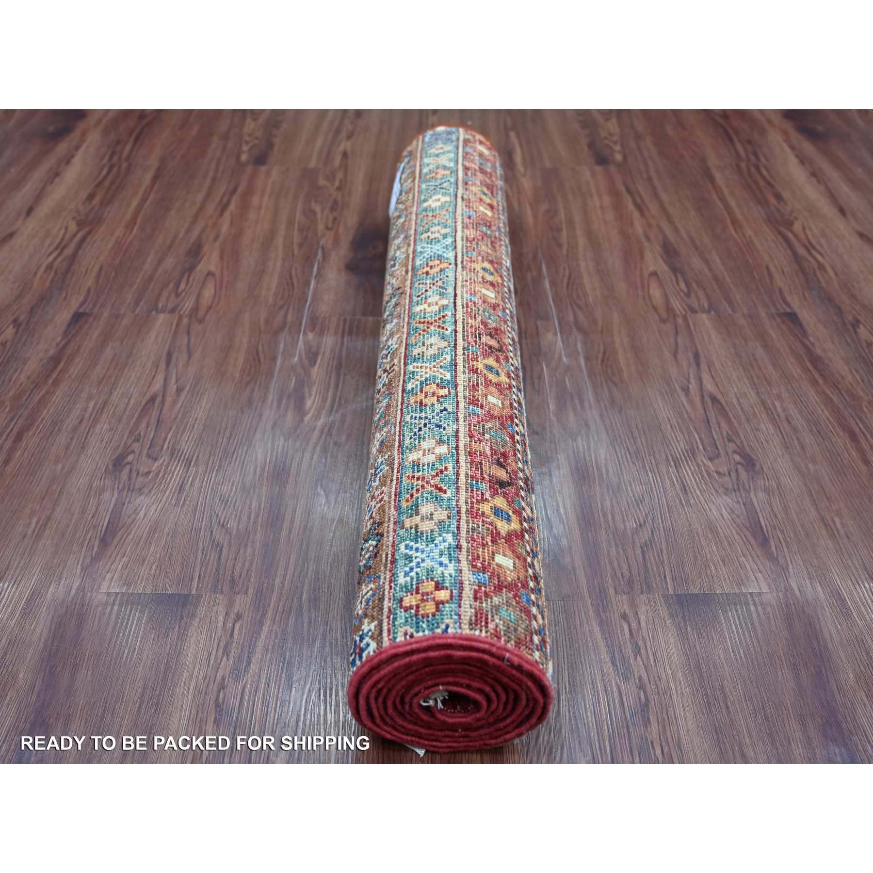 Tribal-Geometric-Hand-Knotted-Rug-107135