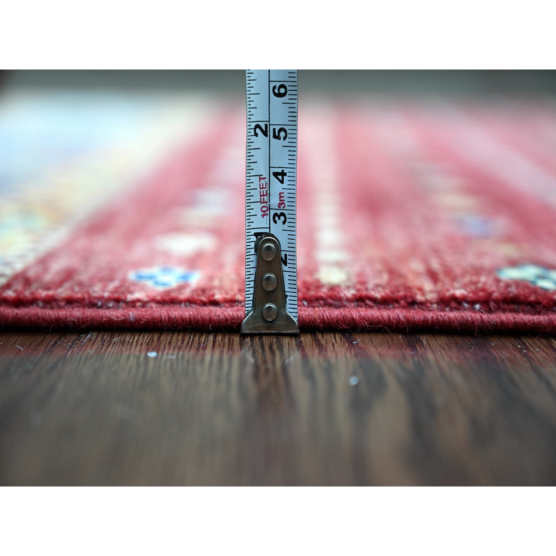 Tribal-Geometric-Hand-Knotted-Rug-107135
