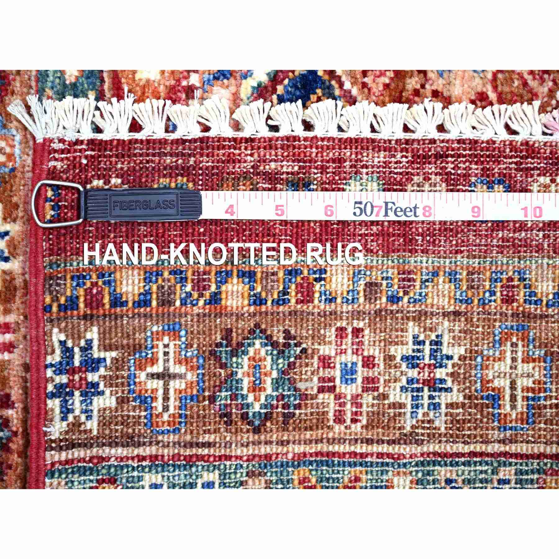 Tribal-Geometric-Hand-Knotted-Rug-107135