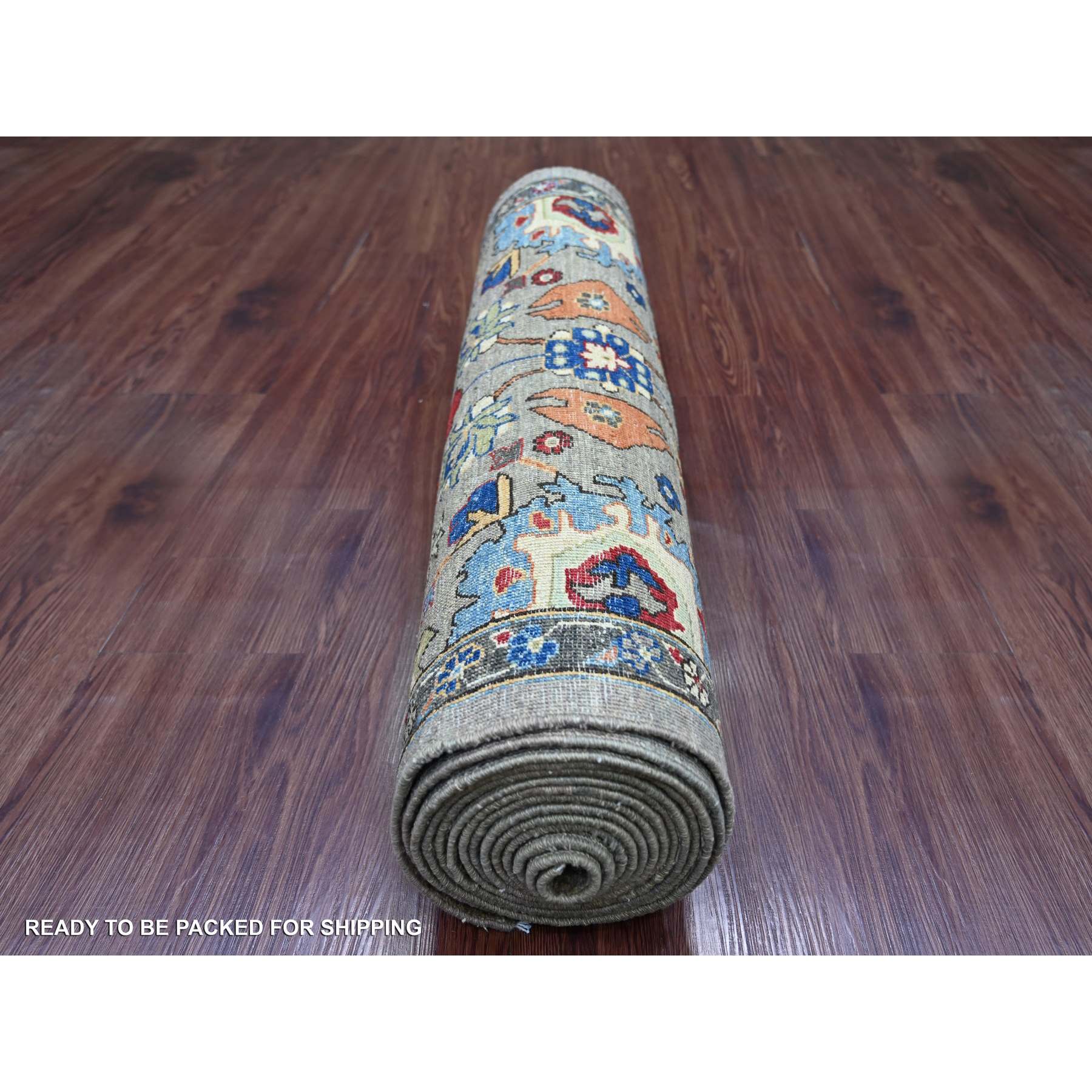 Tribal-Geometric-Hand-Knotted-Rug-107140