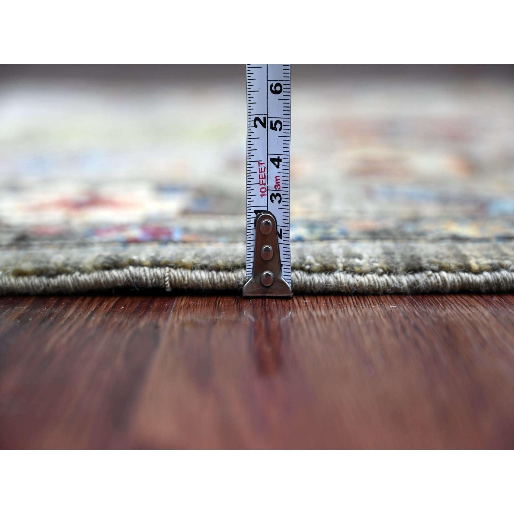 Tribal-Geometric-Hand-Knotted-Rug-107140