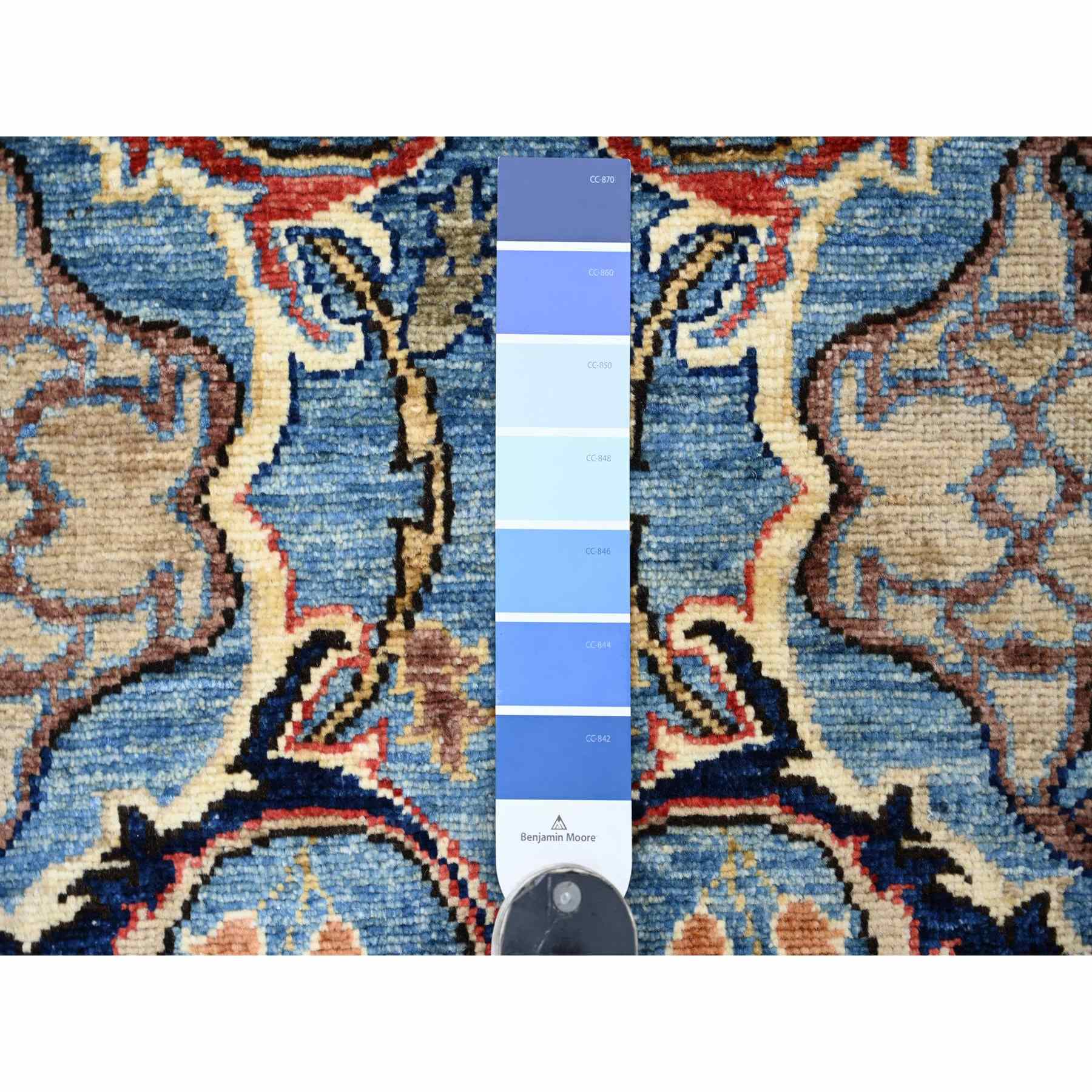 Tribal-Geometric-Hand-Knotted-Rug-107145