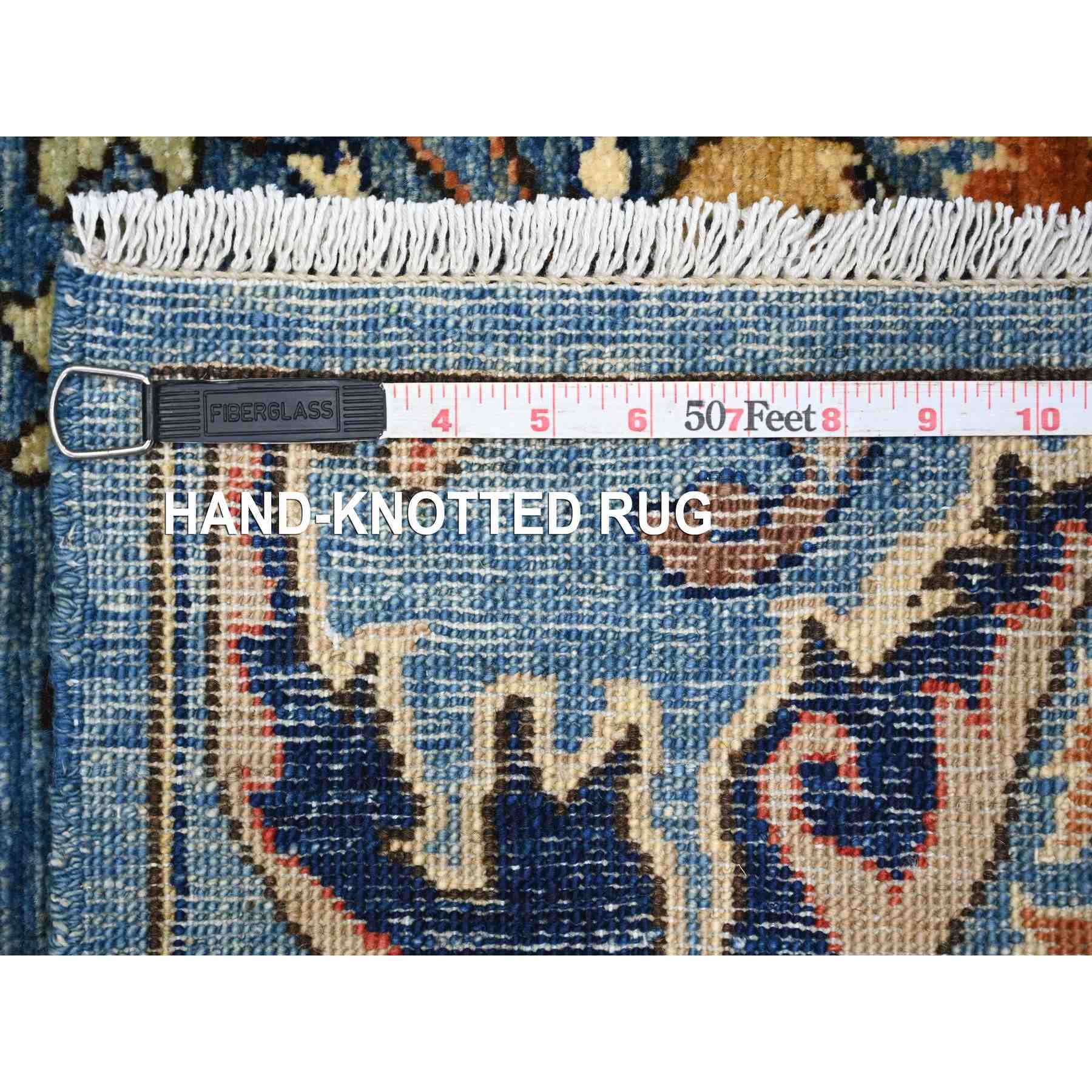 Tribal-Geometric-Hand-Knotted-Rug-107145
