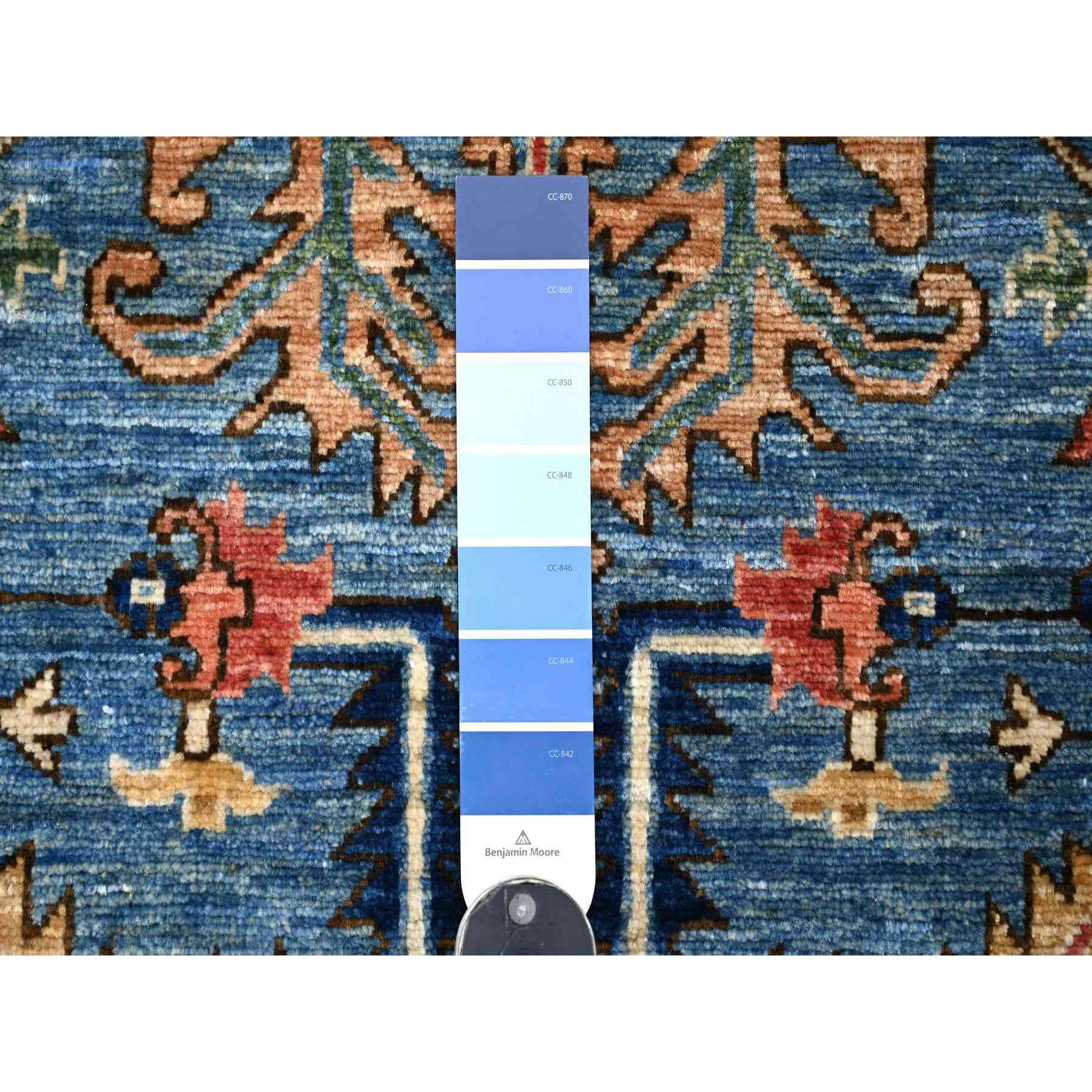 Tribal-Geometric-Hand-Knotted-Rug-107155
