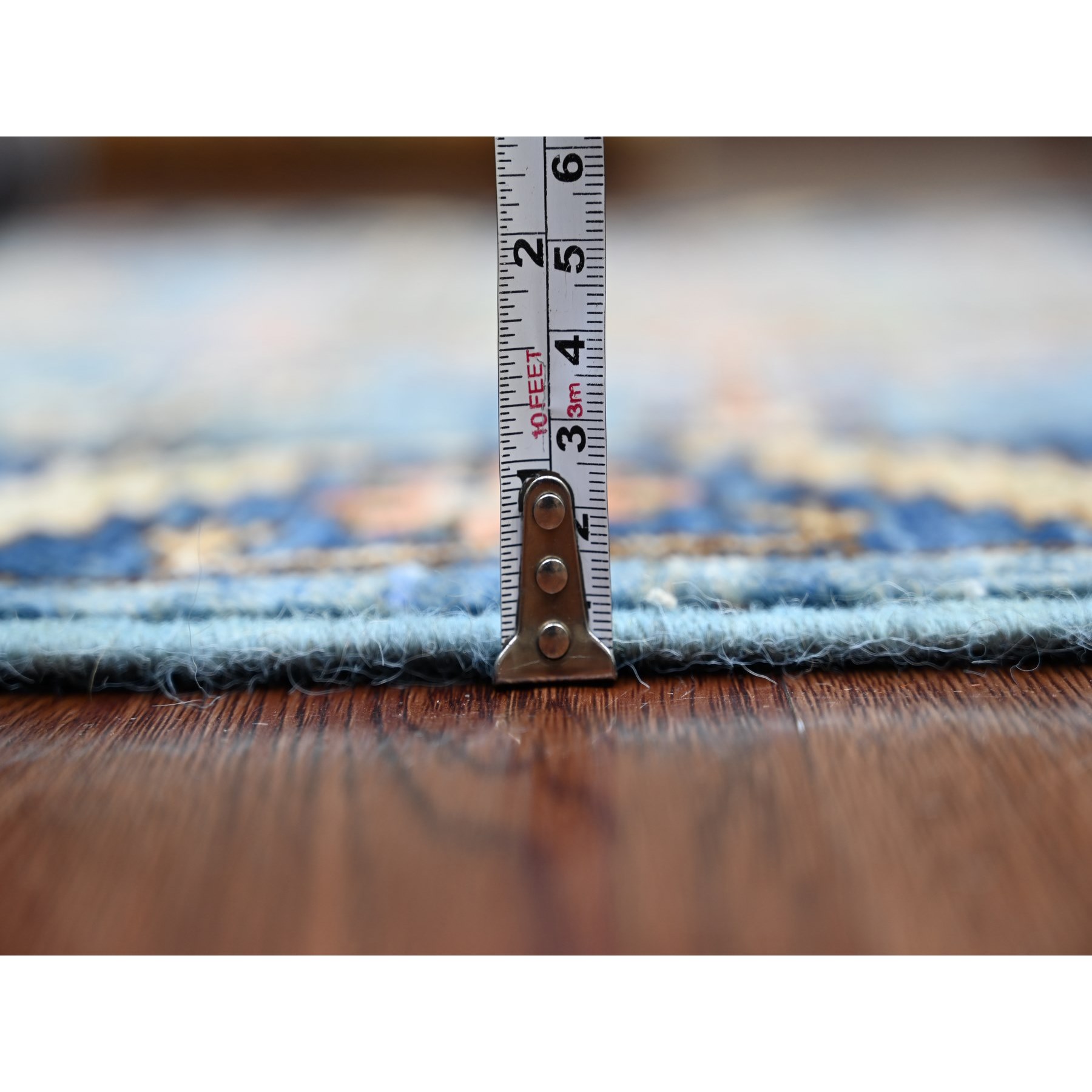 Tribal-Geometric-Hand-Knotted-Rug-107155
