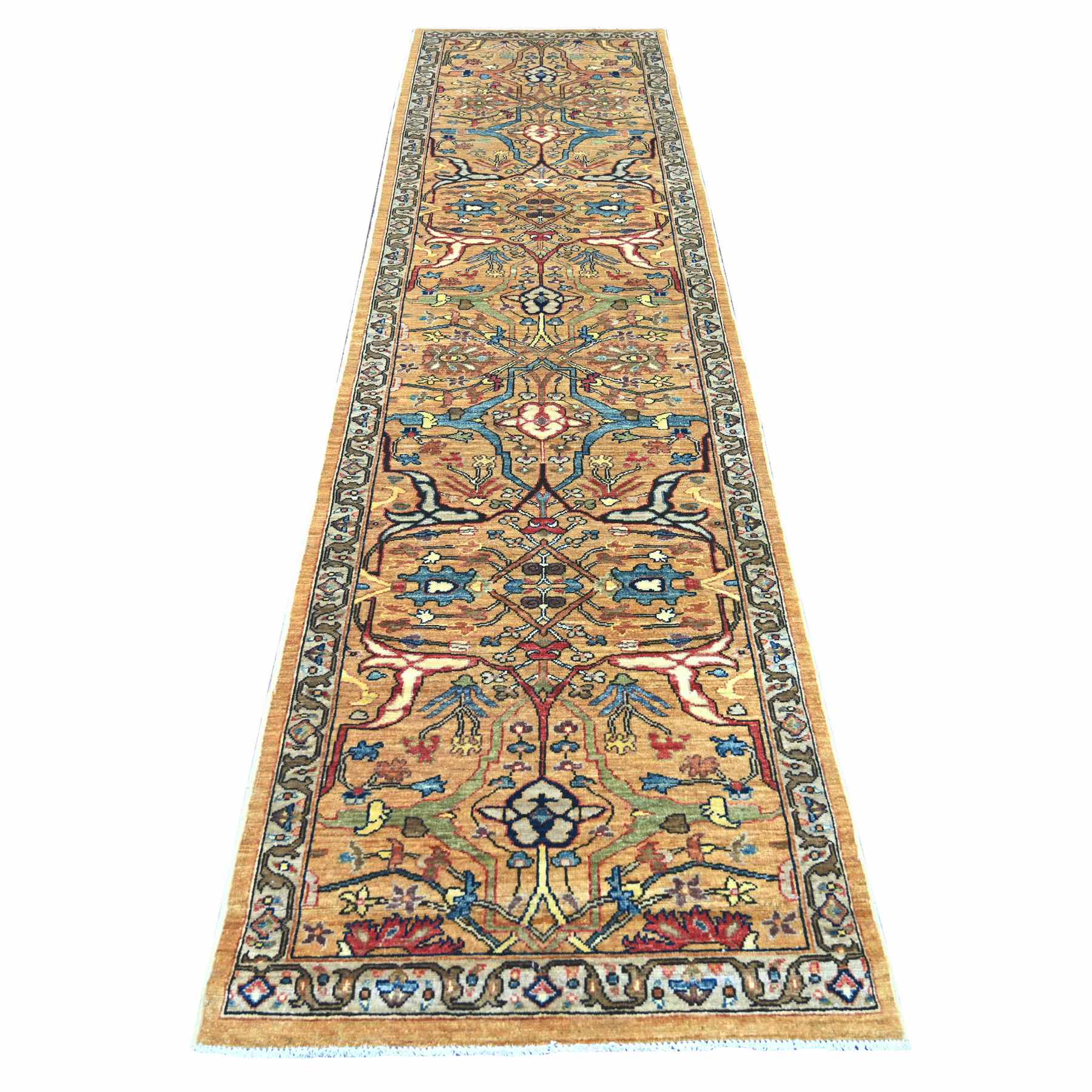 Tribal-Geometric-Hand-Knotted-Rug-107160